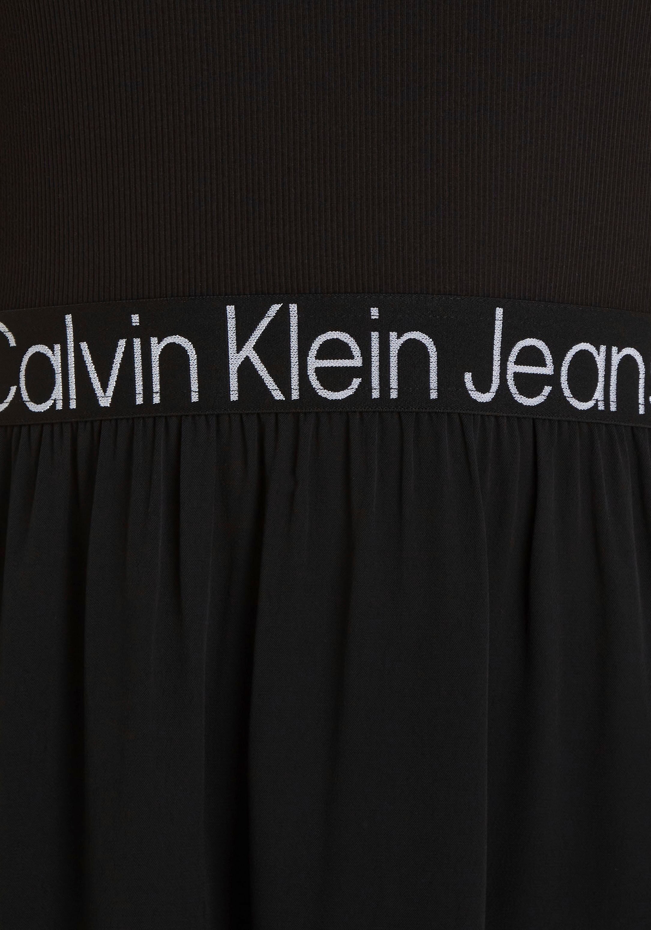 Calvin Klein Jeans bestellen im 2-in-1-Kleid, | Materialmix BAUR