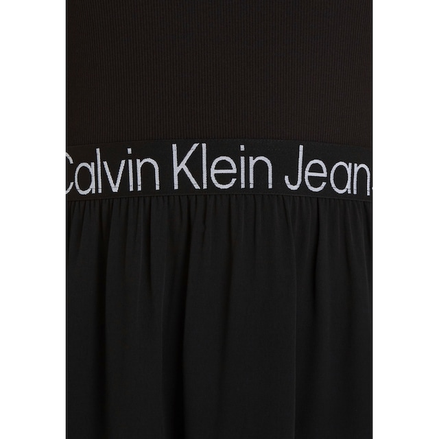 bestellen im Materialmix BAUR Jeans 2-in-1-Kleid, Calvin Klein |