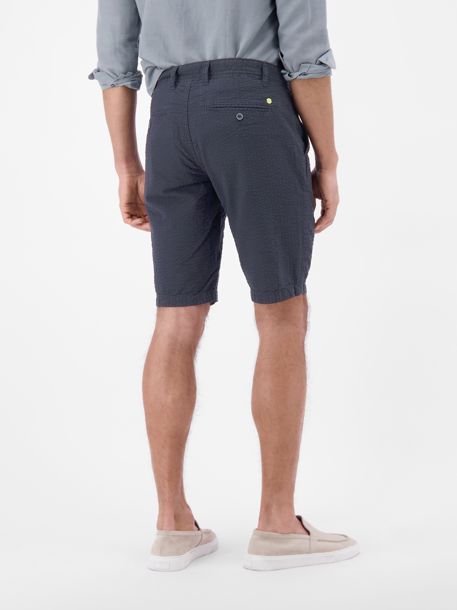 LERROS Chinoshorts »Chino-Shorts aus Baumwolle in leichter Seersucker-Qualität«