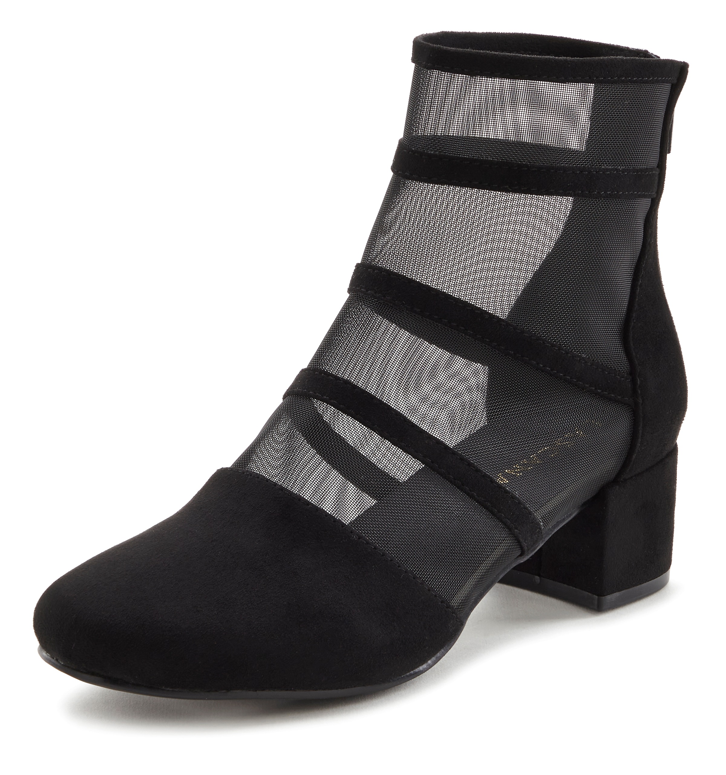 LASCANA Stiefelette "Ankle Boots, Stiefel", mit modischen Mesh-Einsätzen un günstig online kaufen