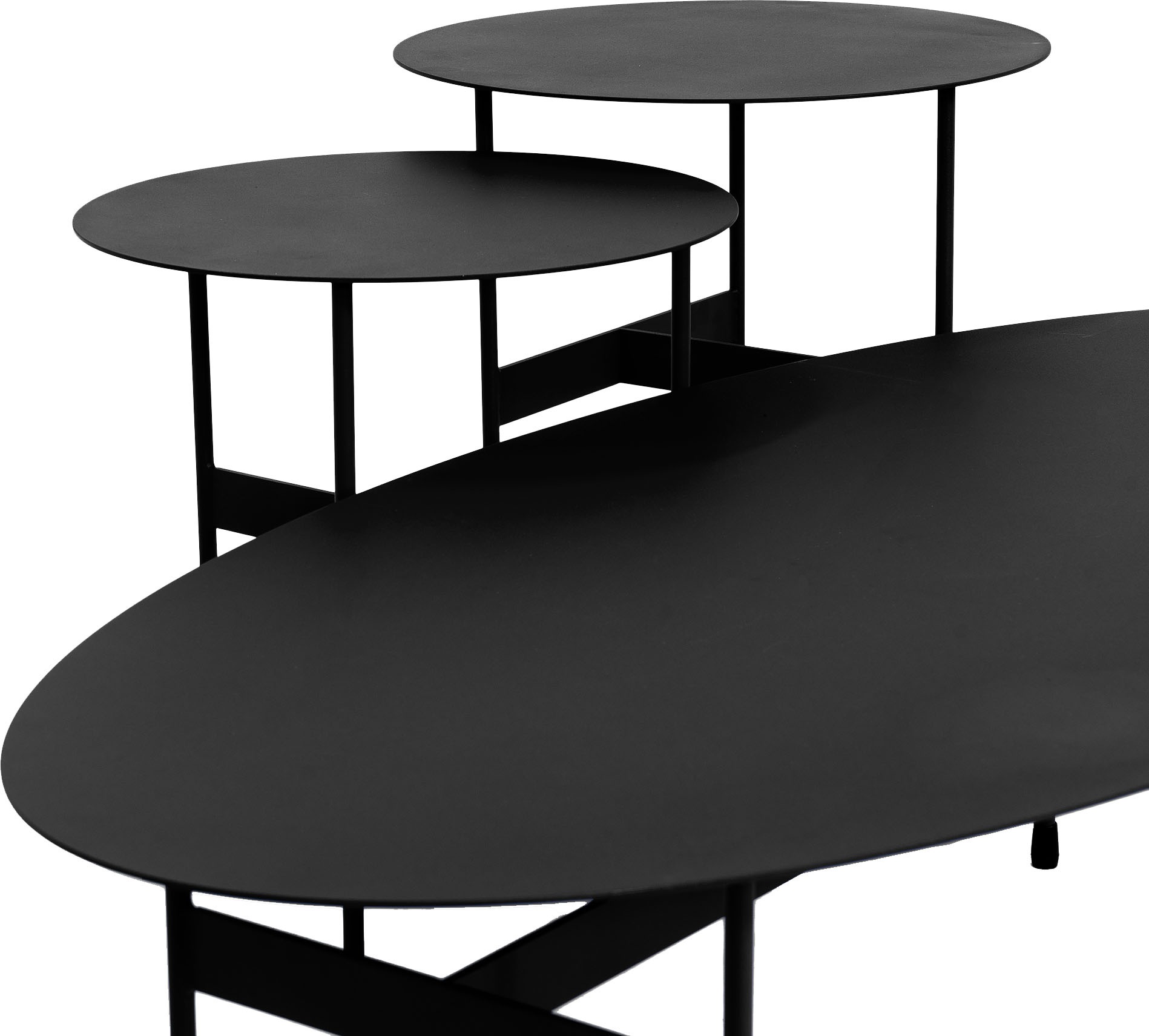 Spinder Design Couchtisch »MIRA OVAL«, Couchtisch aus Stahl