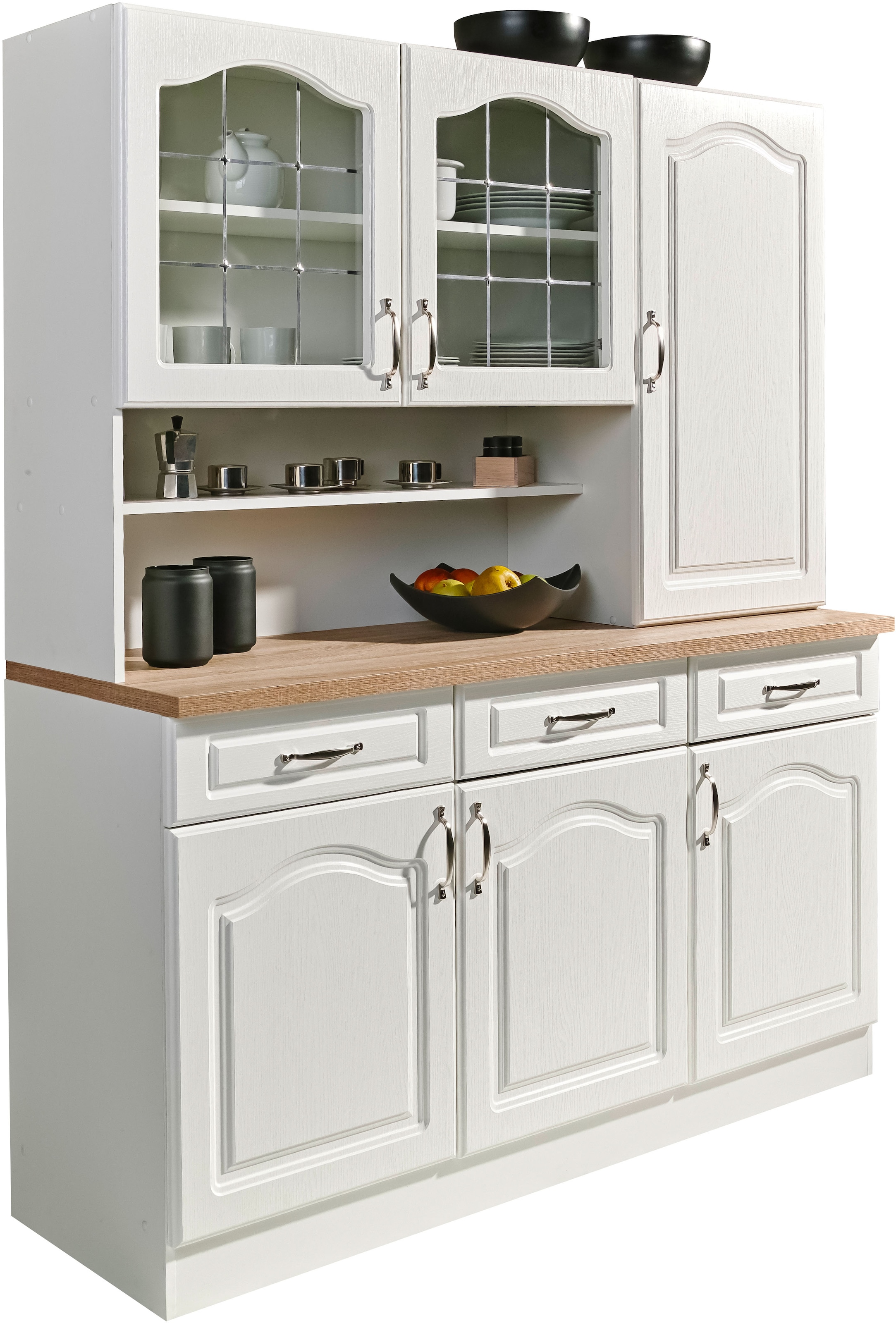 wiho Küchen "Linz" 150 cm breit, in Landhaus-Optik günstig online kaufen