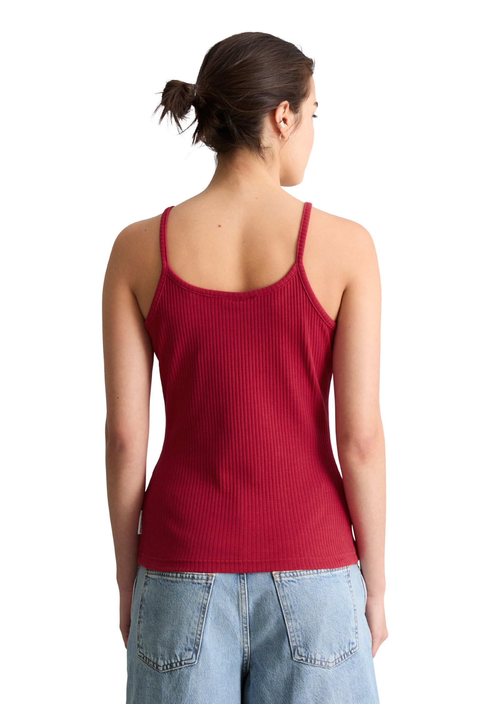 Marc O'Polo DENIM T-Shirt »aus Rippjersey«