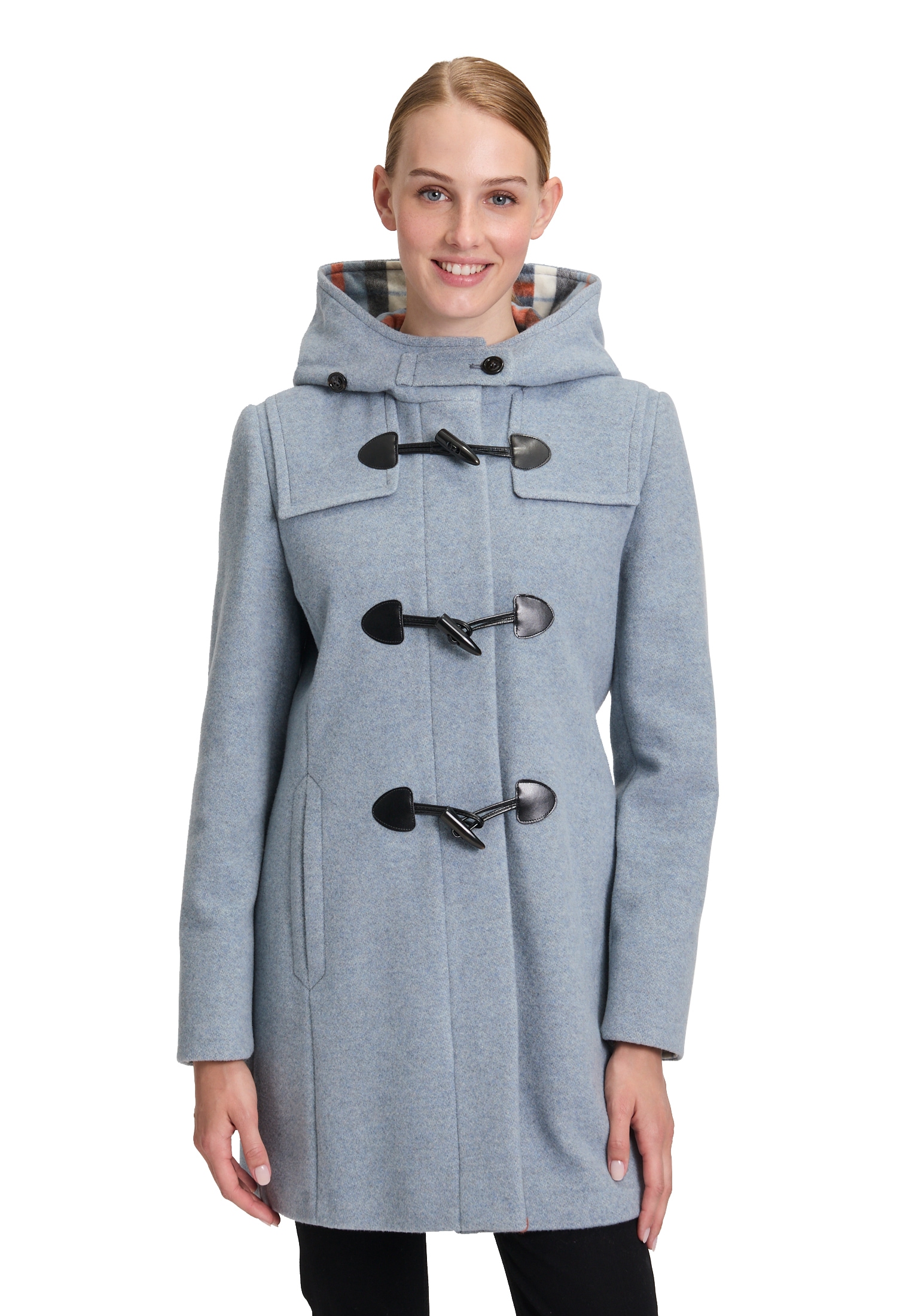 Gil Bret Outdoorjacke "Gil Bret Damen Dufflecoat mit Kapuze", mit Kapuze günstig online kaufen