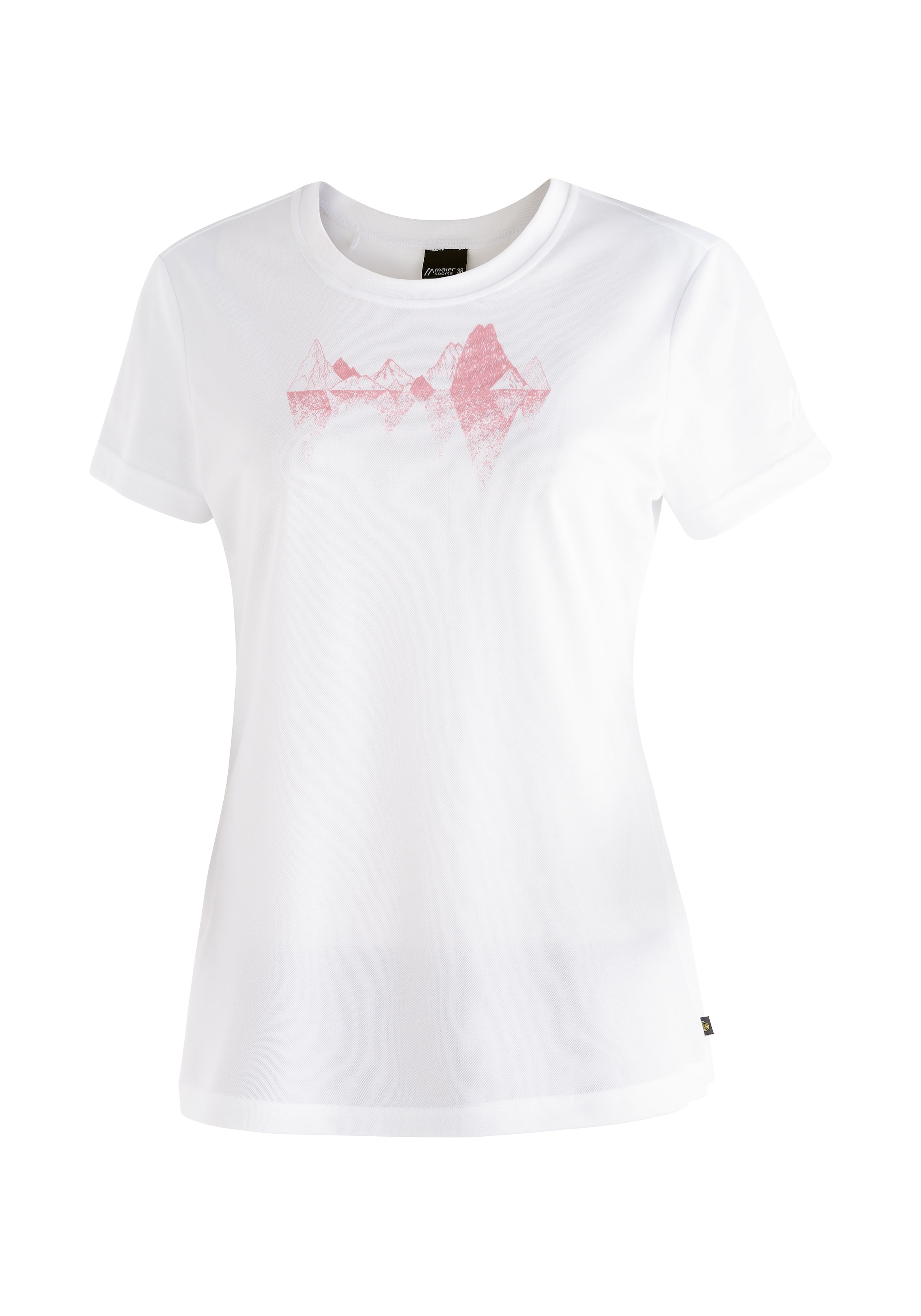 Maier Sports T-Shirt "Tilia Pique W" Damen Kurzarmshirt, leichtes Sommer Funktionsshirt, Rundhals, Reg Fit