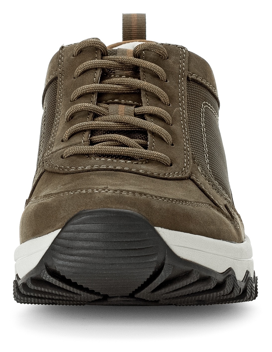 Gabor Rollingsoft Keilsneaker, Freizeitschuh, Halbschuh, Schnürer mit Kontrastnähten, G-Weite