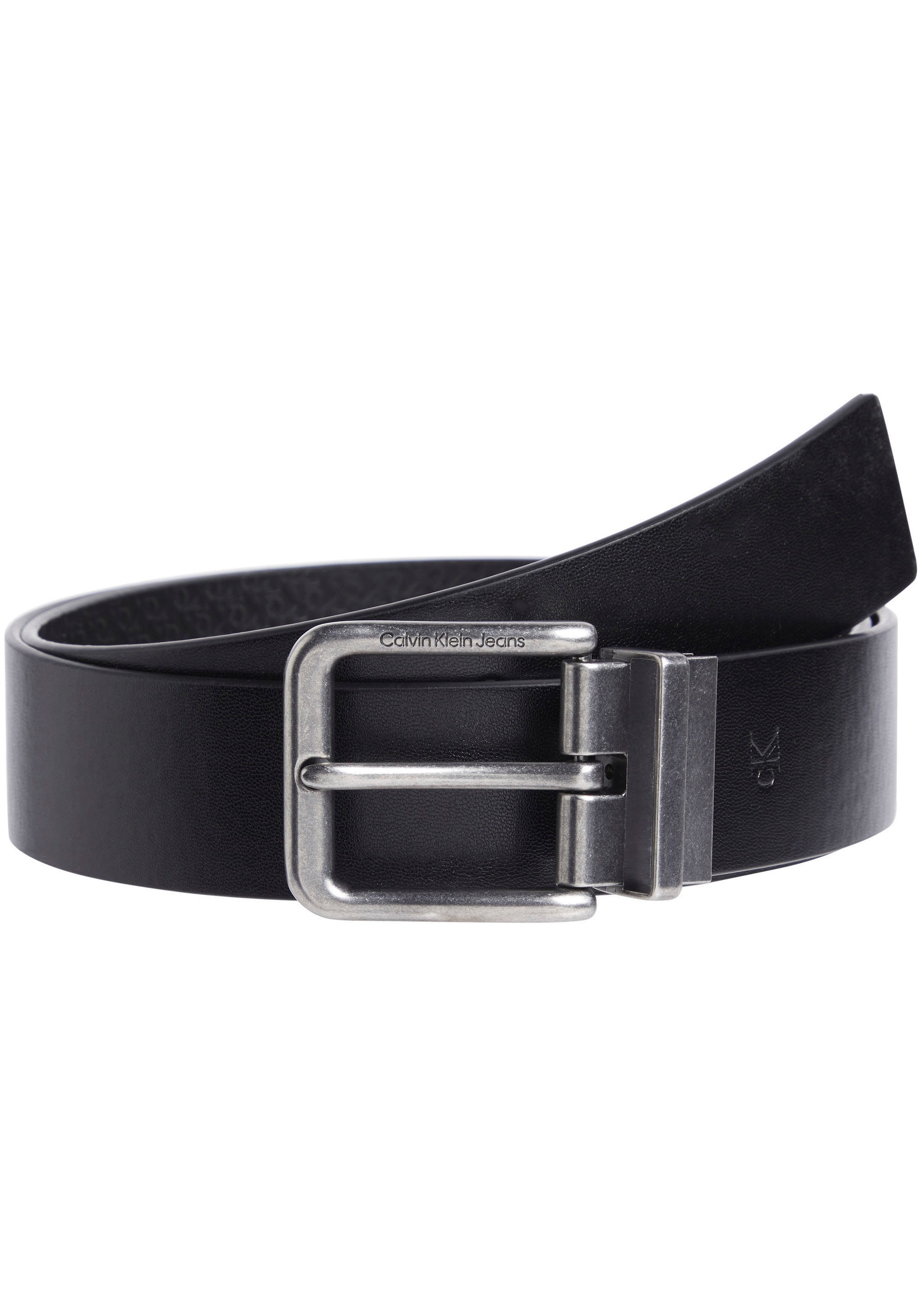 Calvin Klein Jeans Ledergürtel "CLASSIC CASUAL REV/ADJ BELT 35MM", Logopräg günstig online kaufen