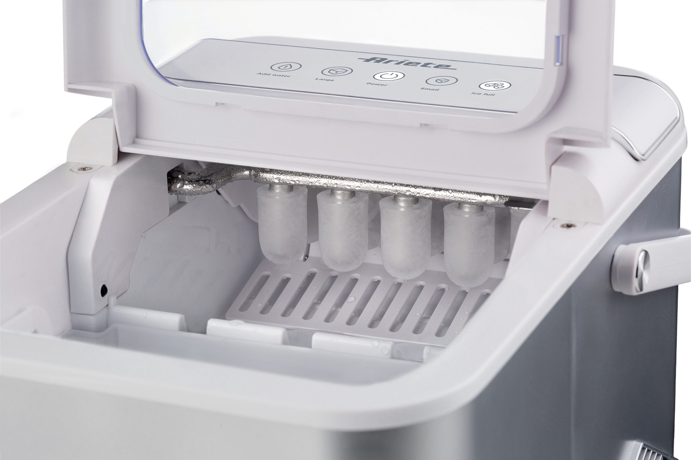 Ariete Elektrischer Eiswürfelbereiter »Ariete elektrischer tragbarer Eiswürfelbereiter 651« Mit sehr leisem Kompressor 58 db