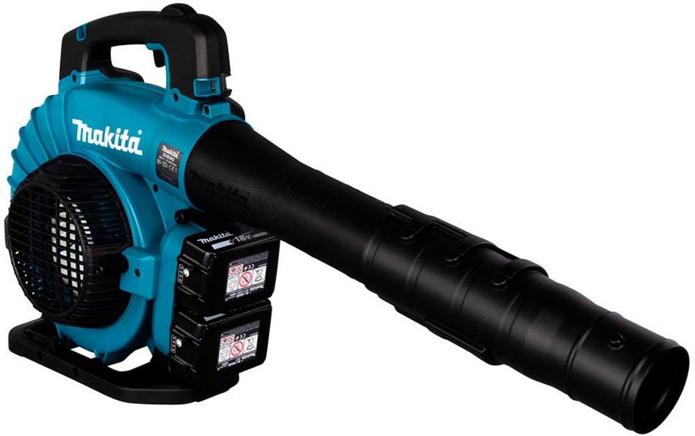 Makita Akku-Laubbläser »DUB363PT2V«, 65 m/s, 13,4 m3/min, 2 Akkus 18V/5 Ah und Doppel-Schnellladegerät