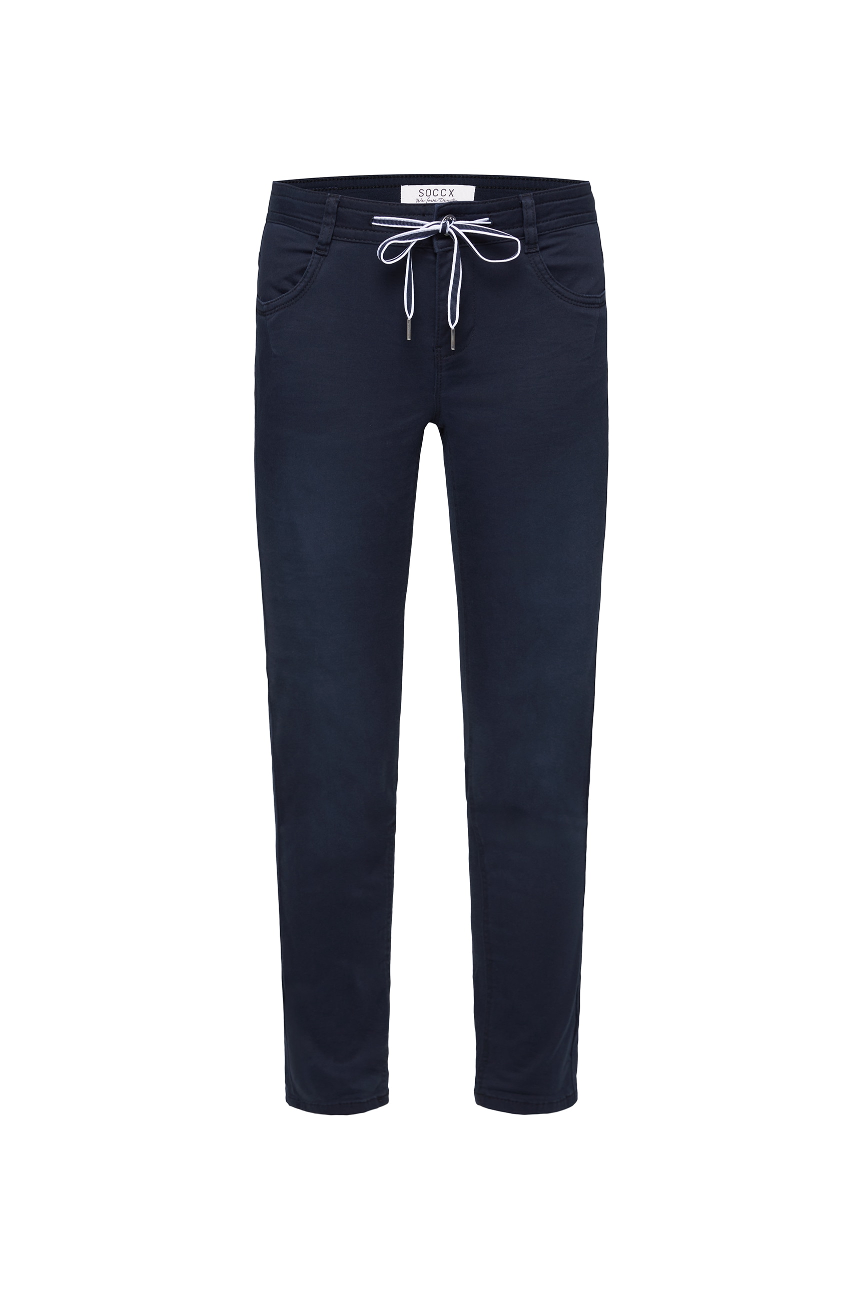 SOCCX Comfort-fit-Jeans, mit verkürztem Bein