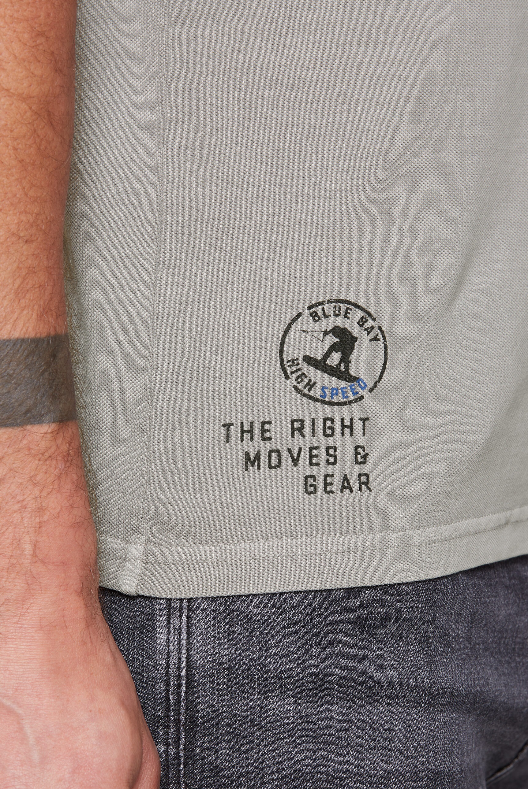 CAMP DAVID Poloshirt, aus Baumwolle