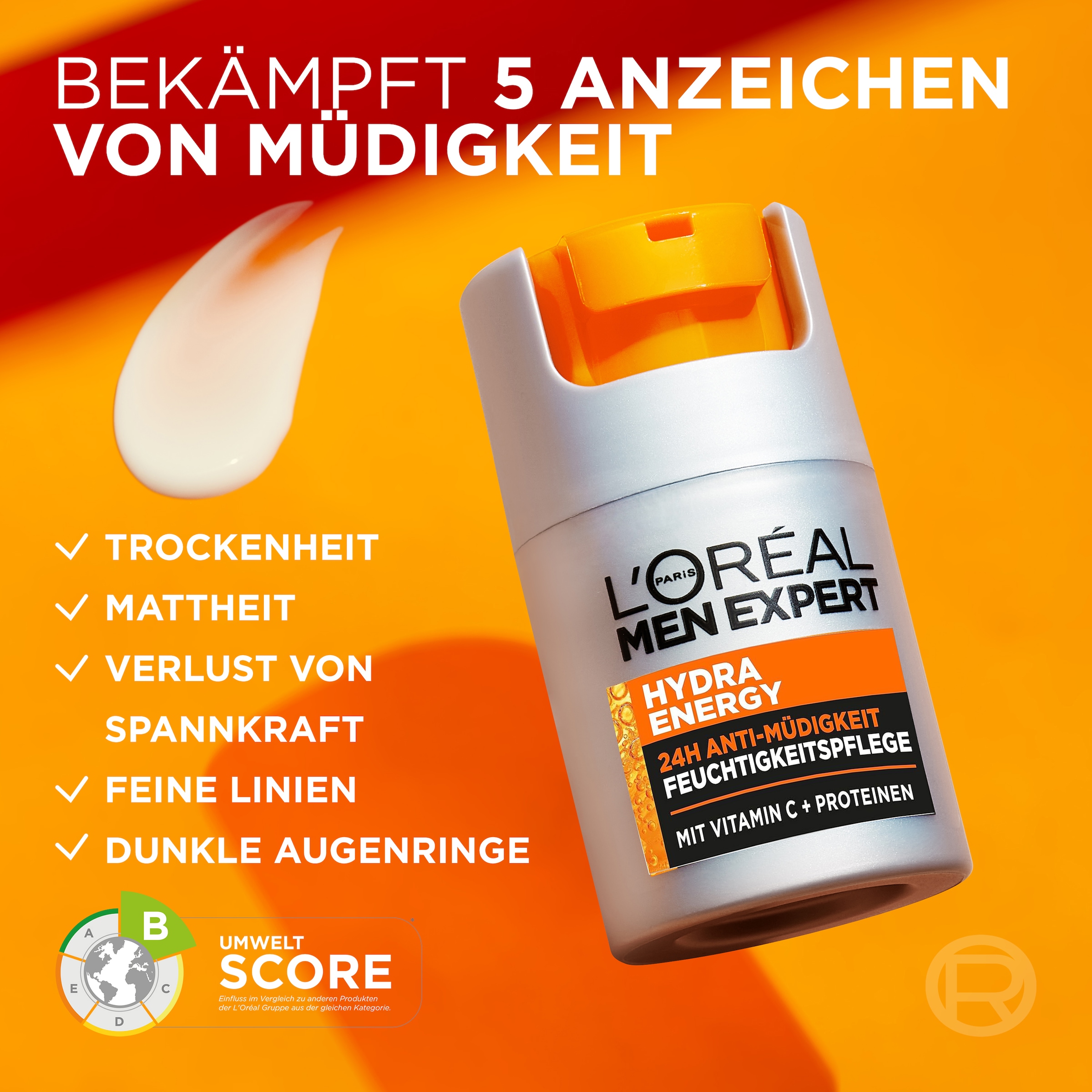 L'ORÉAL PARIS MEN EXPERT Pflege-Set »L'Oréal Men Expert Hydra Energy Energy Bag«, (Set, 3 tlg.), mit hoher Wirksamkeit