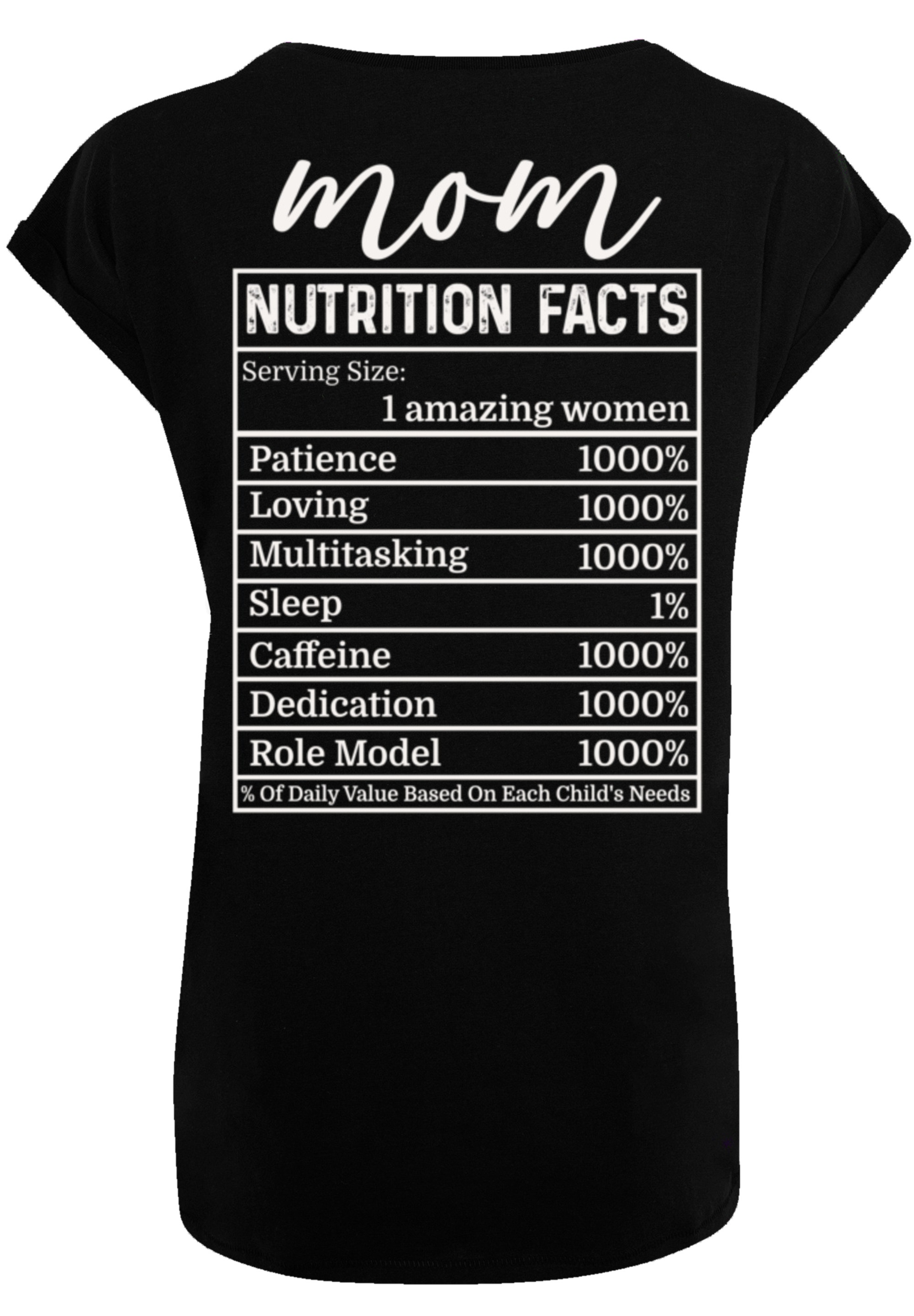 F4NT4STIC T-Shirt »Mom Nutrition Facts« Premium Qualität