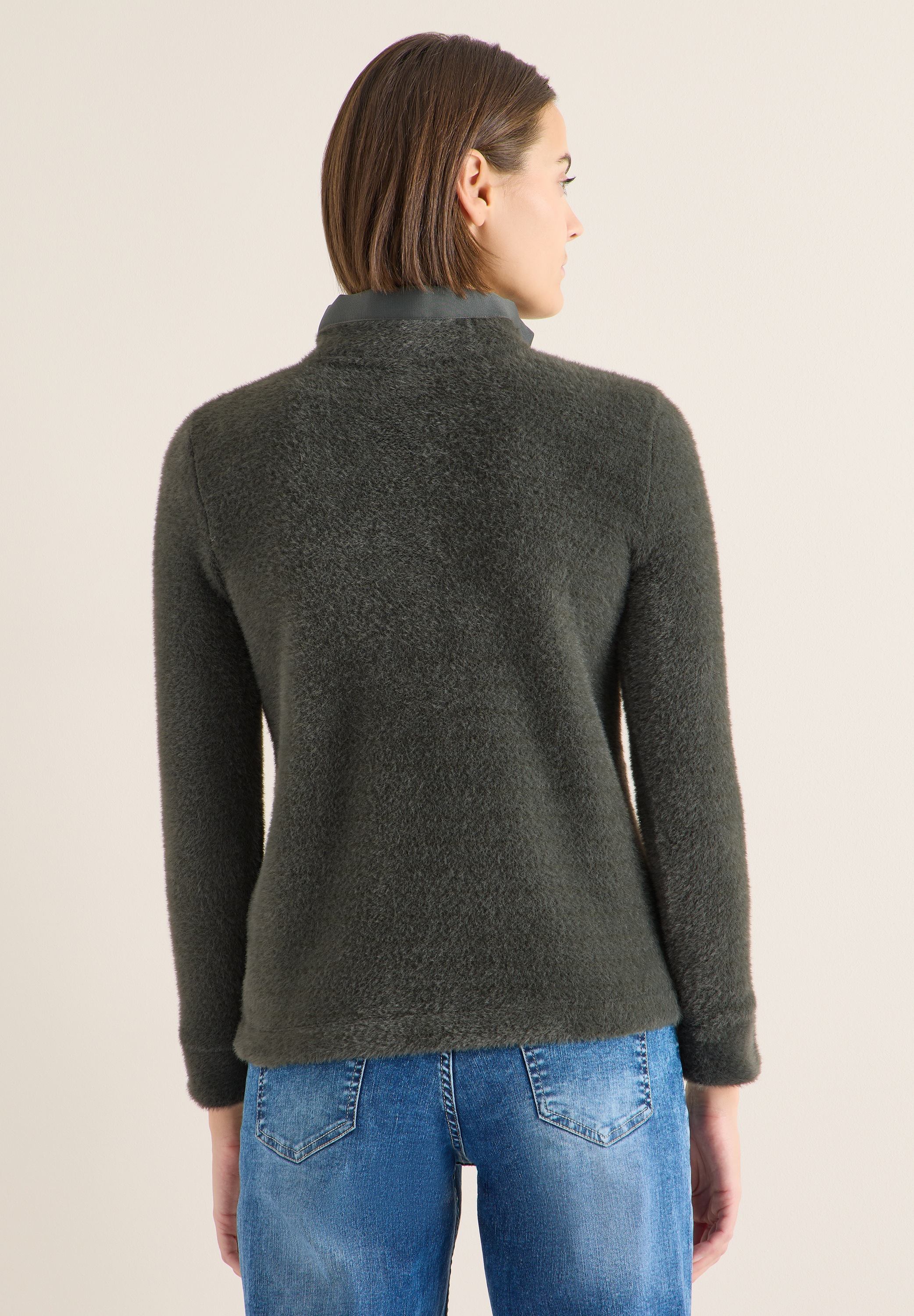 Cecil Langarmshirt mit Federgarn günstig online kaufen