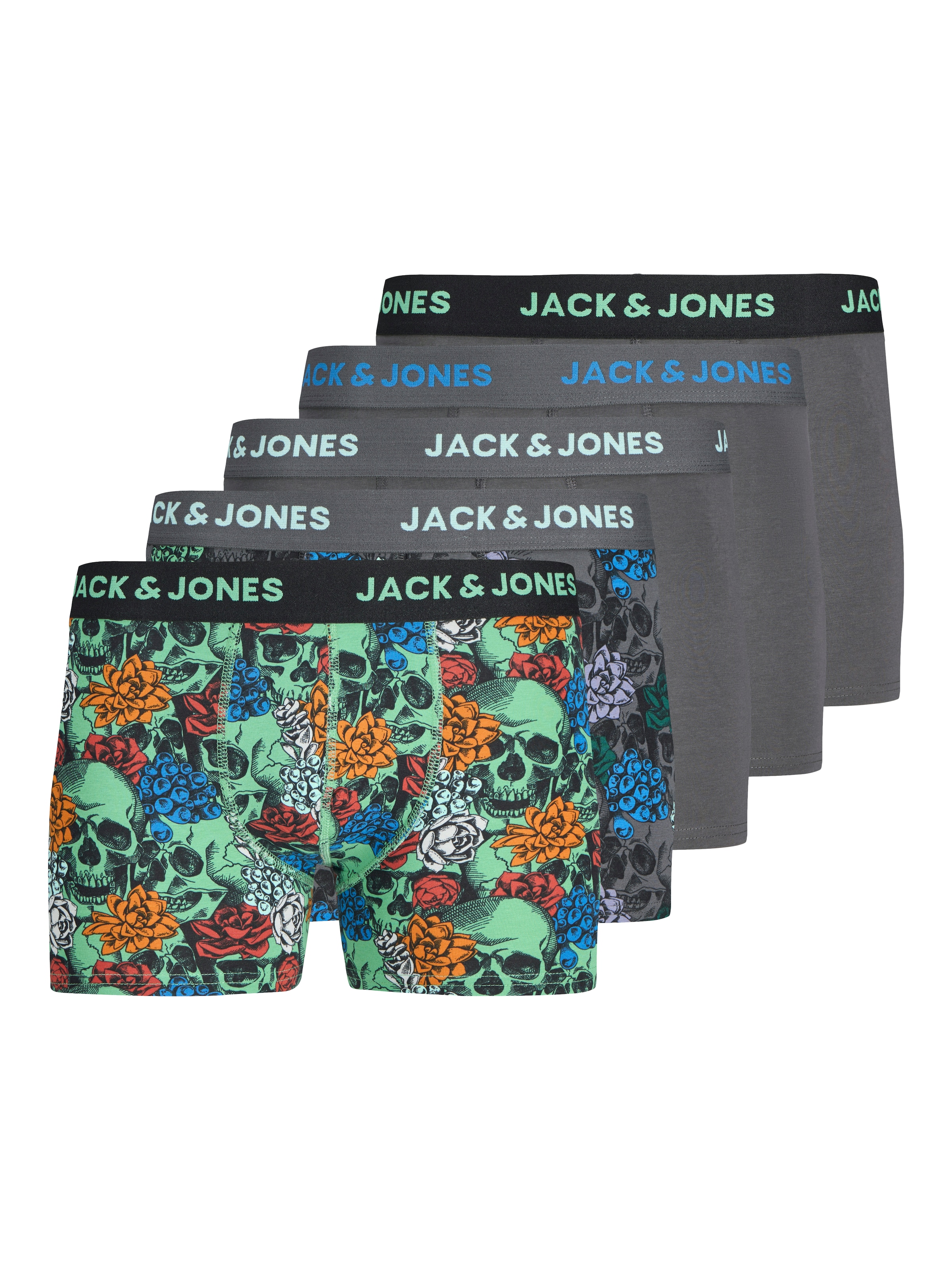 Jack & Jones Trunk "JACMASON SKULL TRUNKS 5 PACK STYD", (Packung, 5 St.) günstig online kaufen