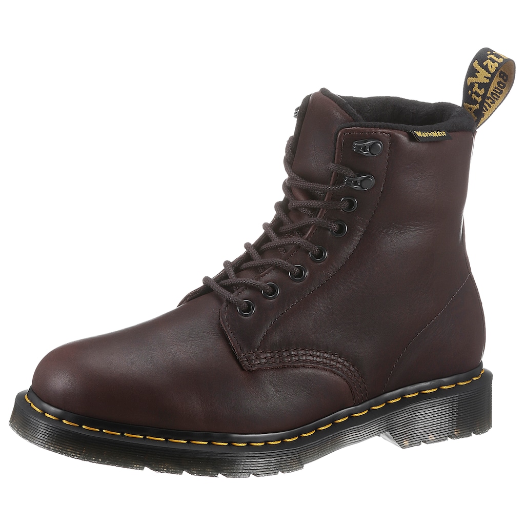 DR. MARTENS Schnürboots »1460 PASCAL 8 EYE BOOT«, mit Kontrast-Rahmennaht