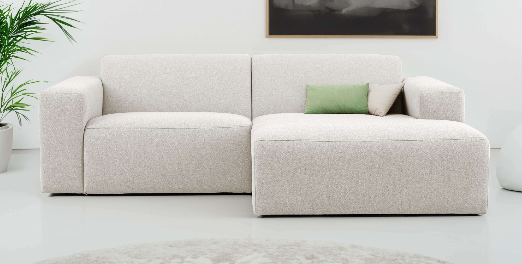 INOSIGN Ecksofa "Koa,228cm, L-Form, Modulsofa, Webstoff, Cord", Designsofa, günstig online kaufen
