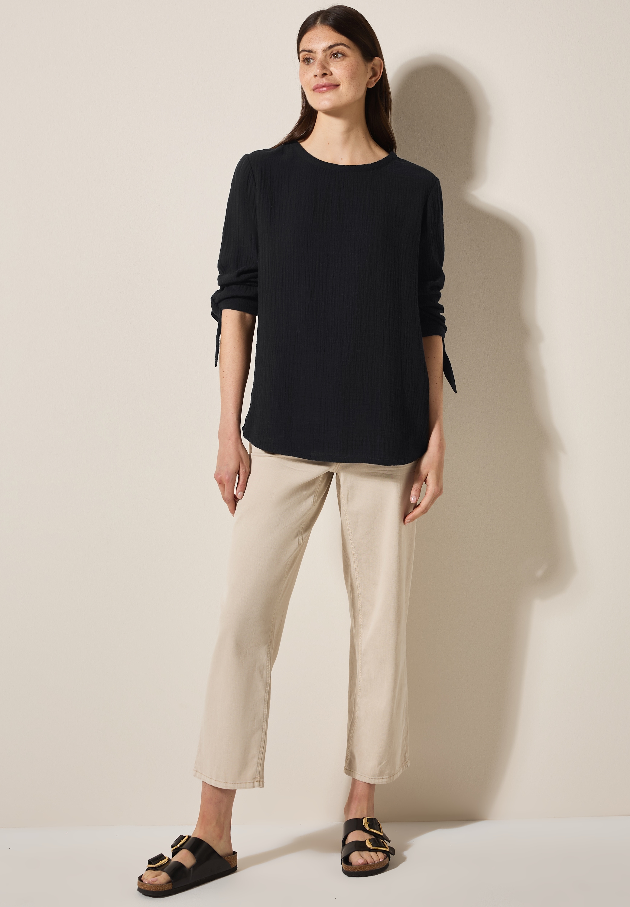 Cecil Klassische Bluse, aus reiner Baumwolle
