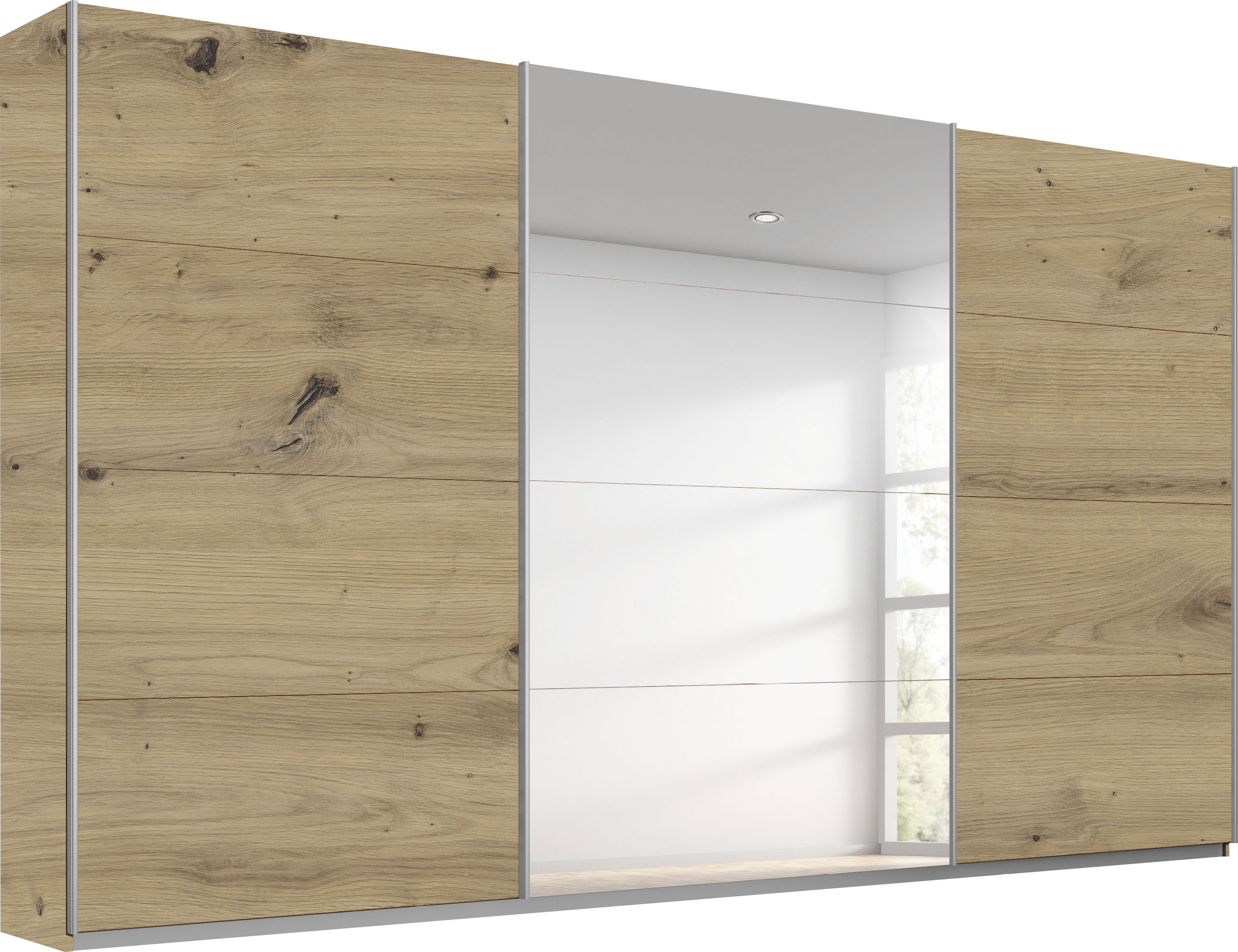 OTTO home 1100000002199 "Mehrzweckschrank Aktenschrank Möbel Mietswohnung Schlafzimmer TOMA" Breiten 203/271/315/360 cm, Höhen 210/229 cm, inkl. Regaleinsatz sowie zusätzlichen Einlegeböden MADE IN GERMANY