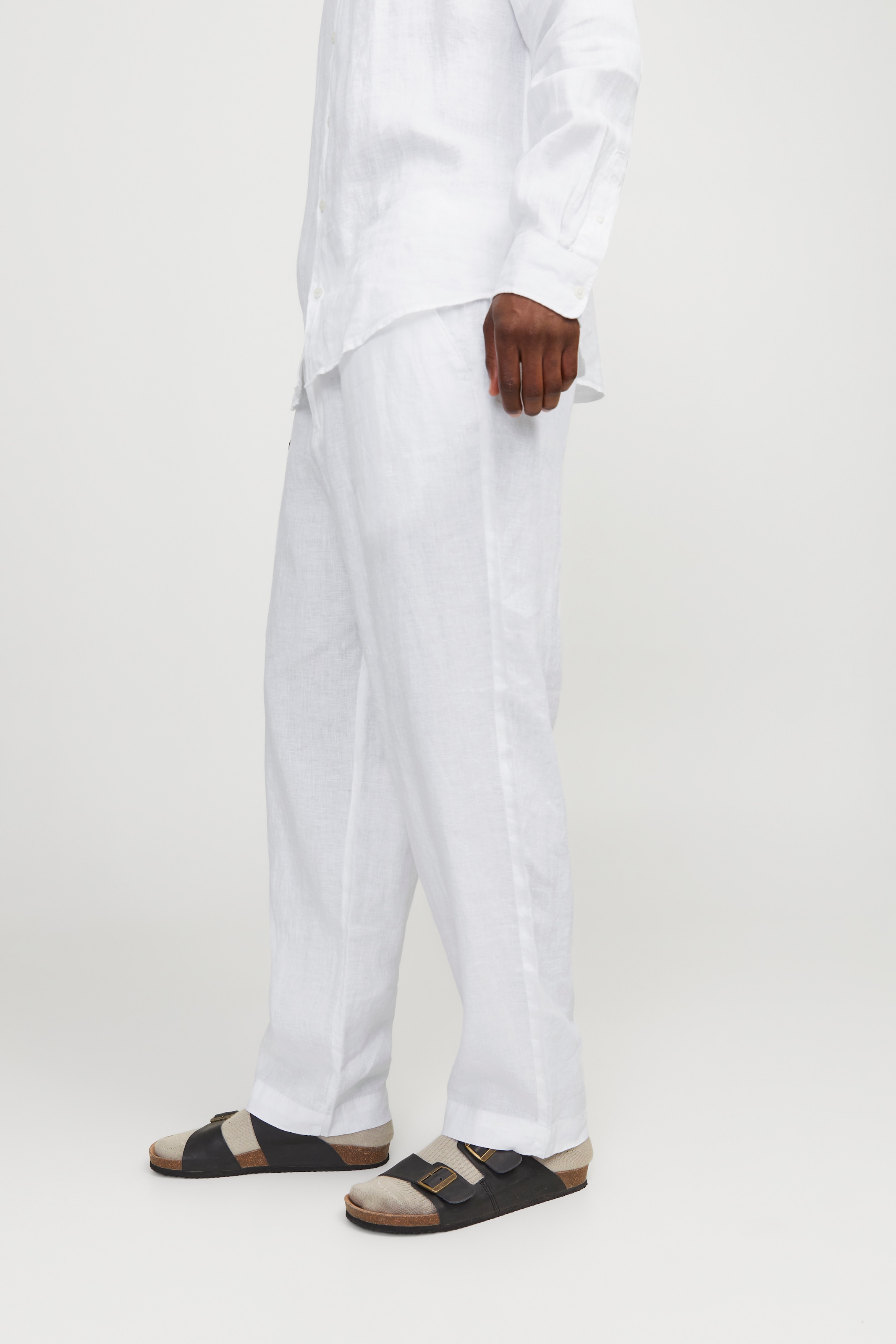 Jack & Jones Chinohose »JPSTKARL LAWRENCE LINEN CHINO SN«