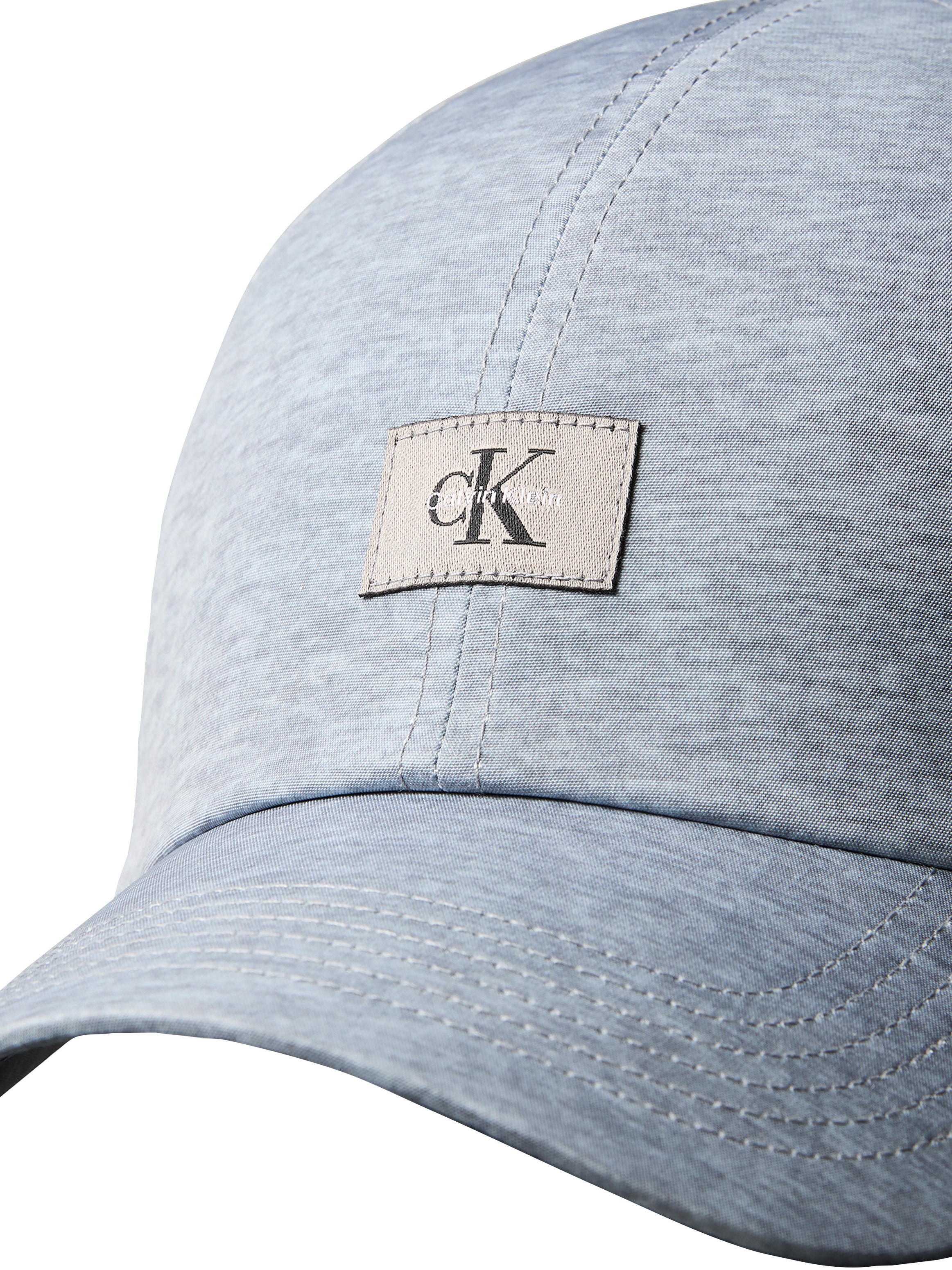 Calvin Klein Baseball Cap »MONOLOGO EMB BB CAP - HEATHERED« Regular fit und größenverstellbar
