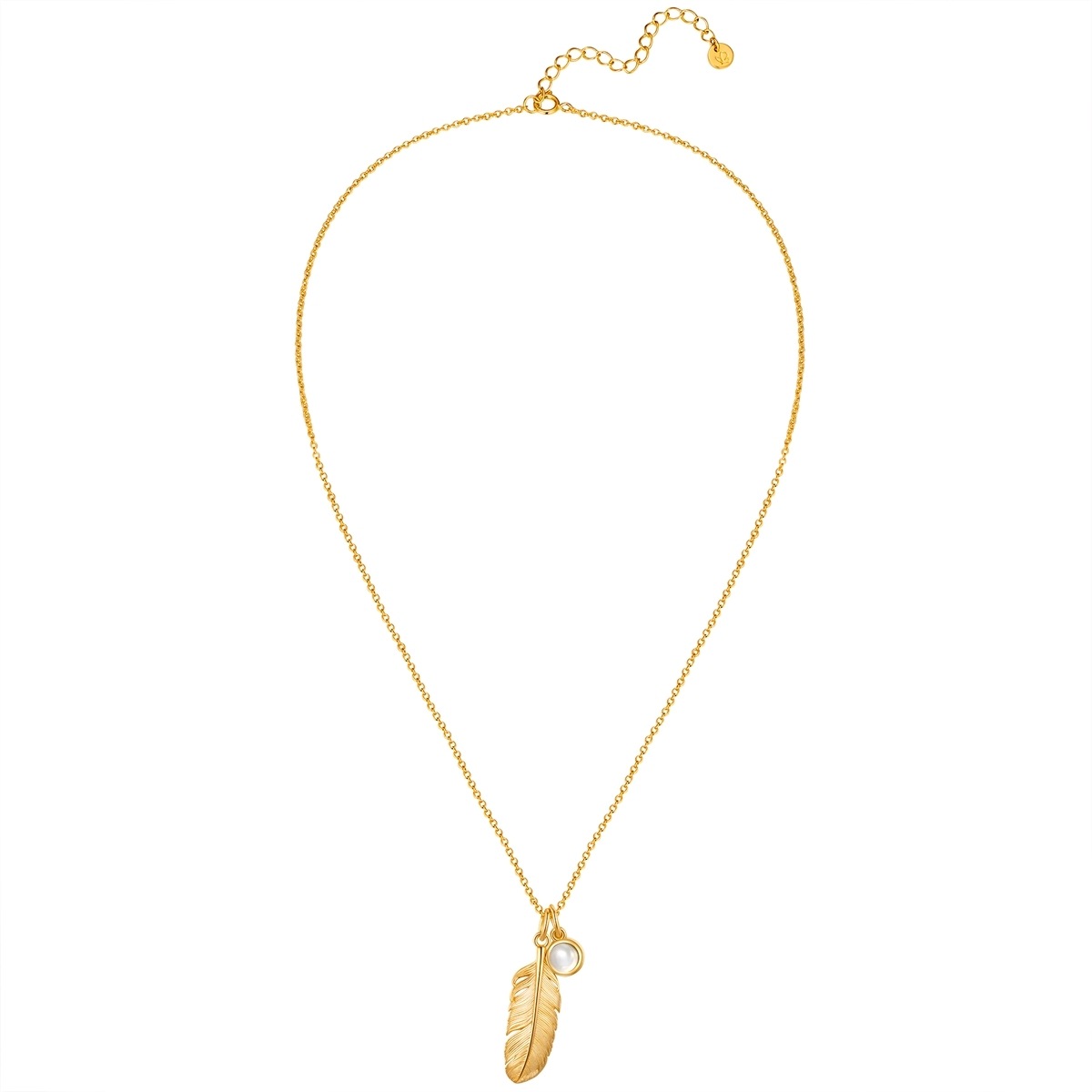 Glanzstücke München Kette mit Anhänger »AV282« mit Mondstein (synth.)