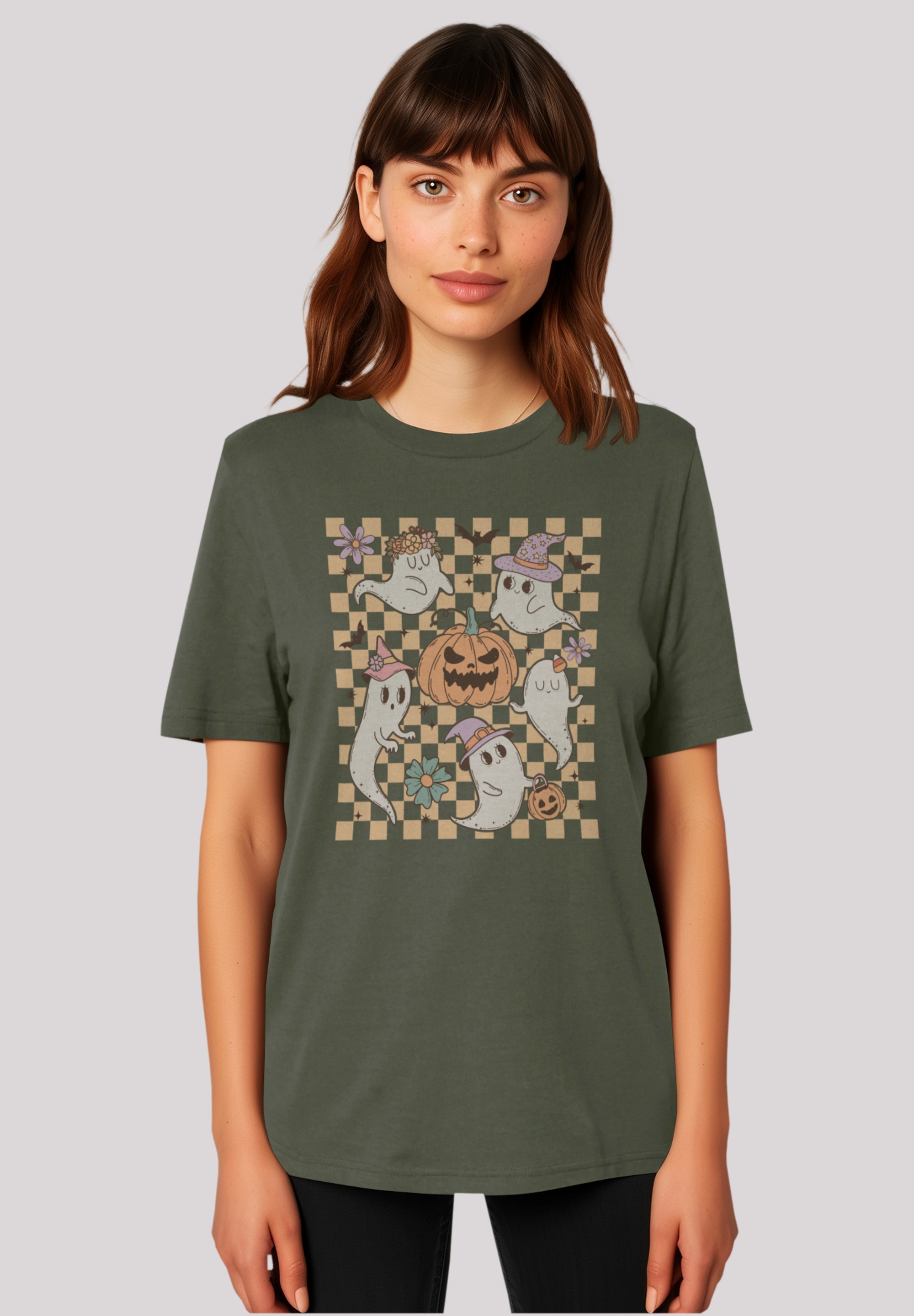 F4NT4STIC T-Shirt "Retro Halloween Ghost", Premium Qualität günstig online kaufen