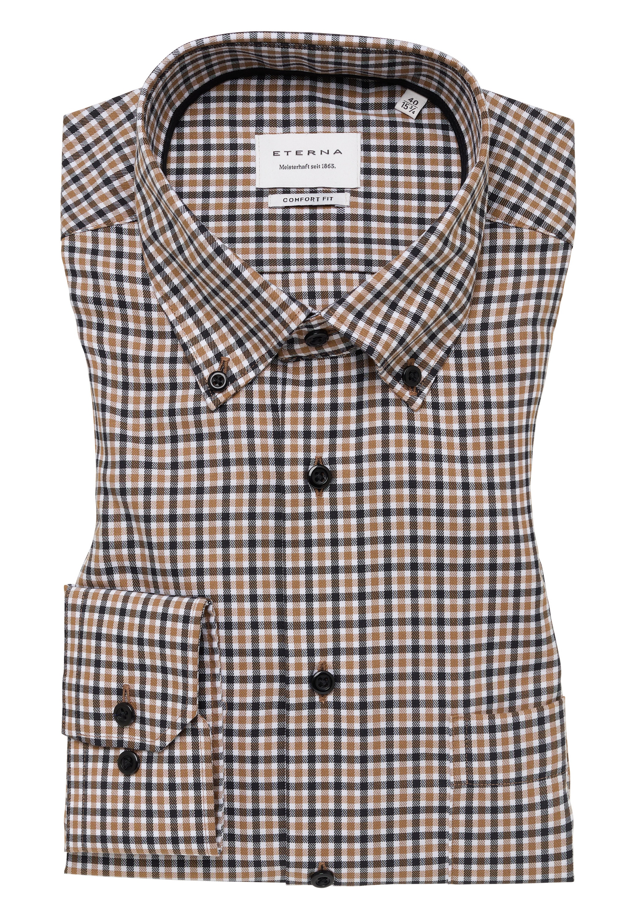 Eterna Langarmhemd »COMFORT FIT«, NON IRON (bügelfrei)