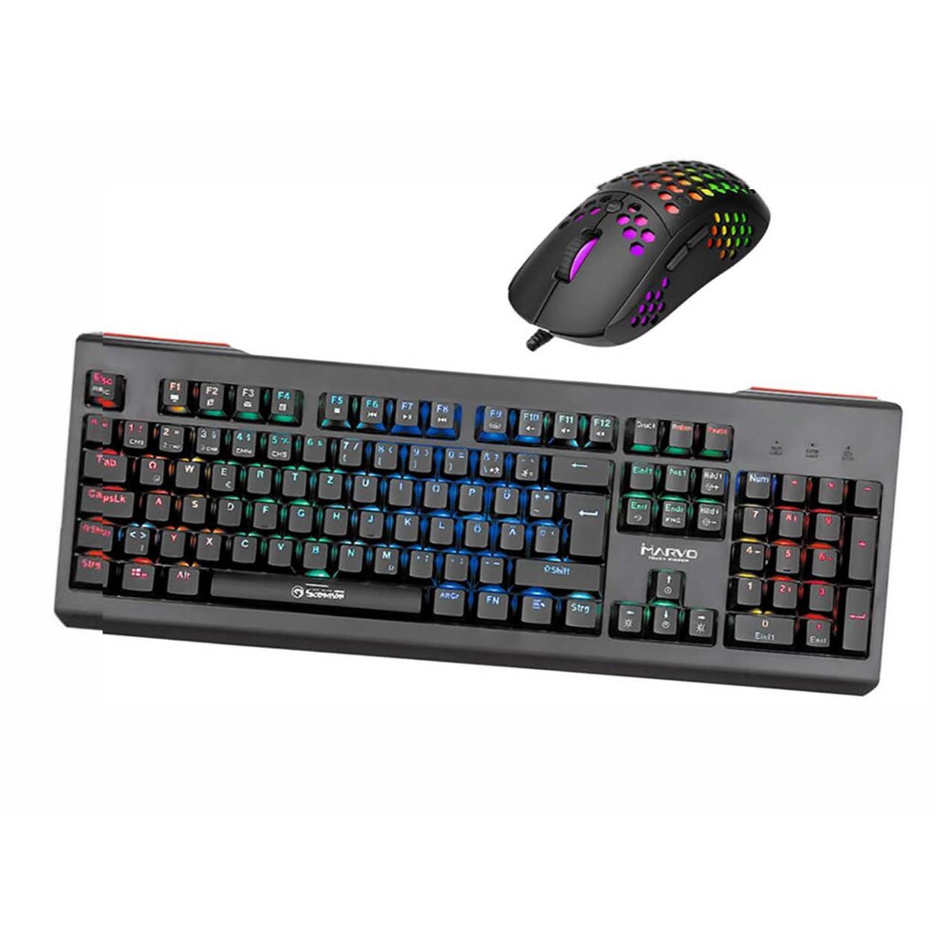 Hyrican Tastatur- und Maus-Set »Marvo KG959G/M399 Gaming-Set«