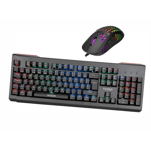 Hyrican Tastatur- und Maus-Set »Marvo KG959G/M399 Gaming-Set«, RGB  Hintergrundbeleuchtung | BAUR