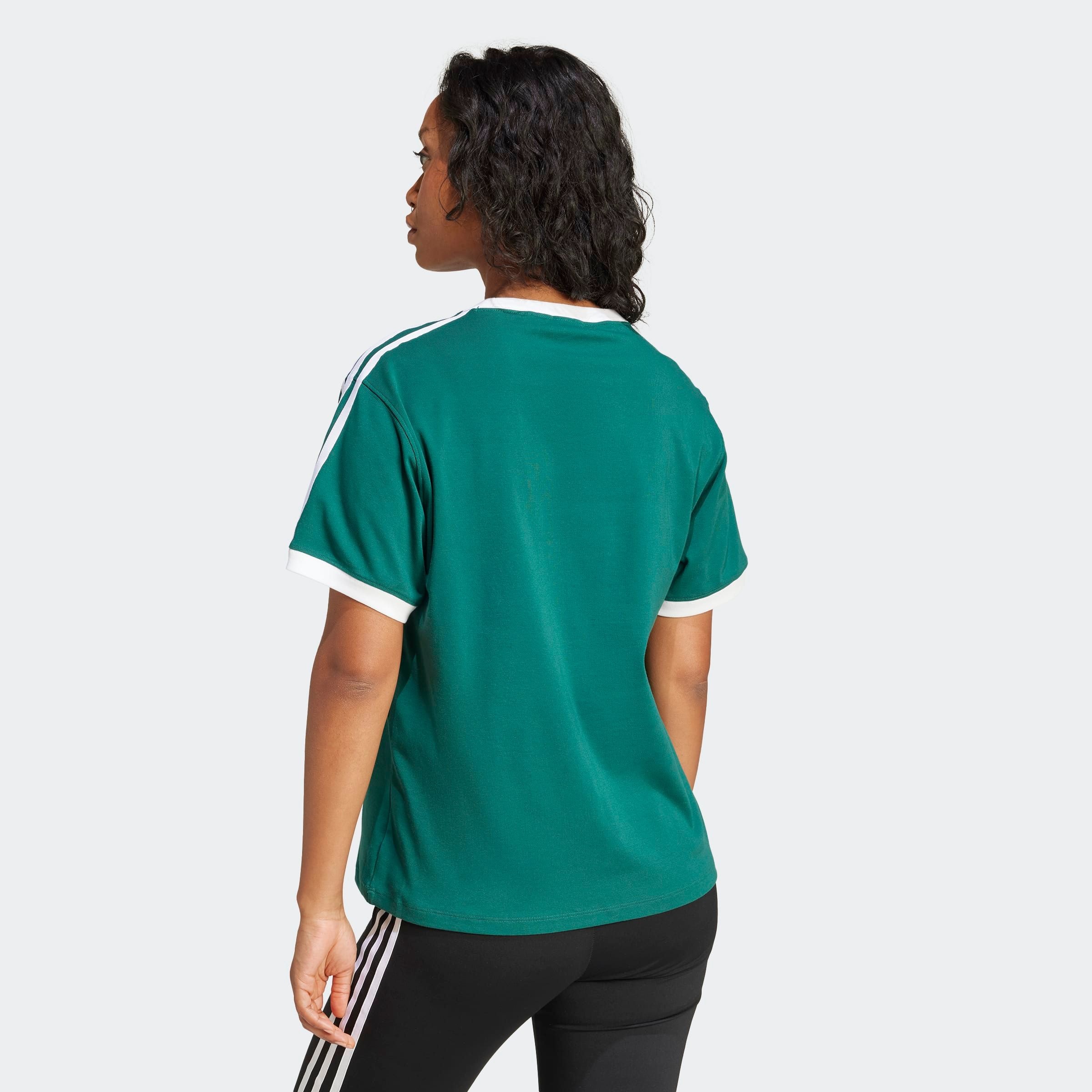 adidas Originals T-Shirt »3 STRIPE TEE«, drei Streifen Shirt mit Trefoil Logo