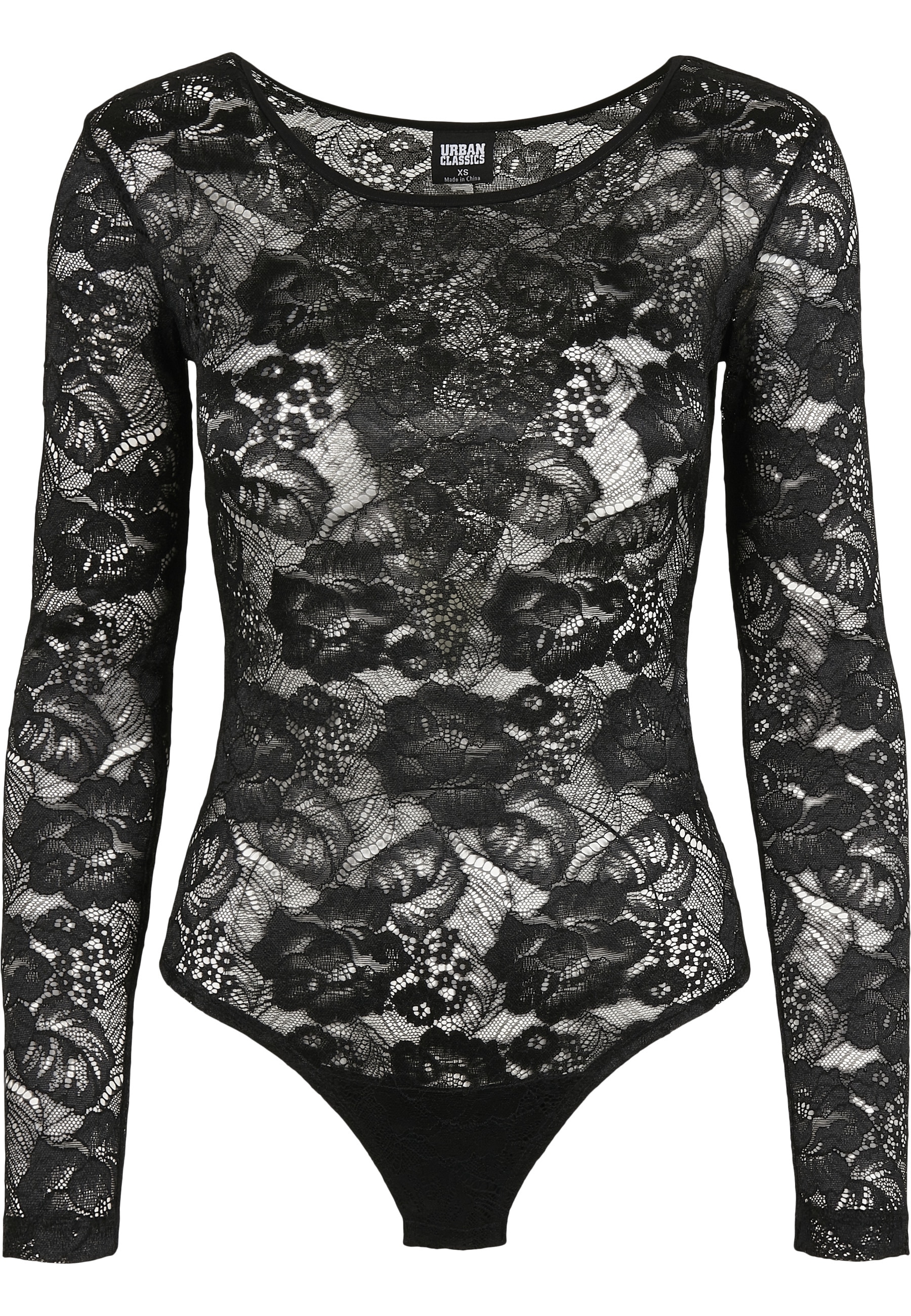 URBAN CLASSICS Body "Urban Classics Ladies Lace Longsleeve Body"