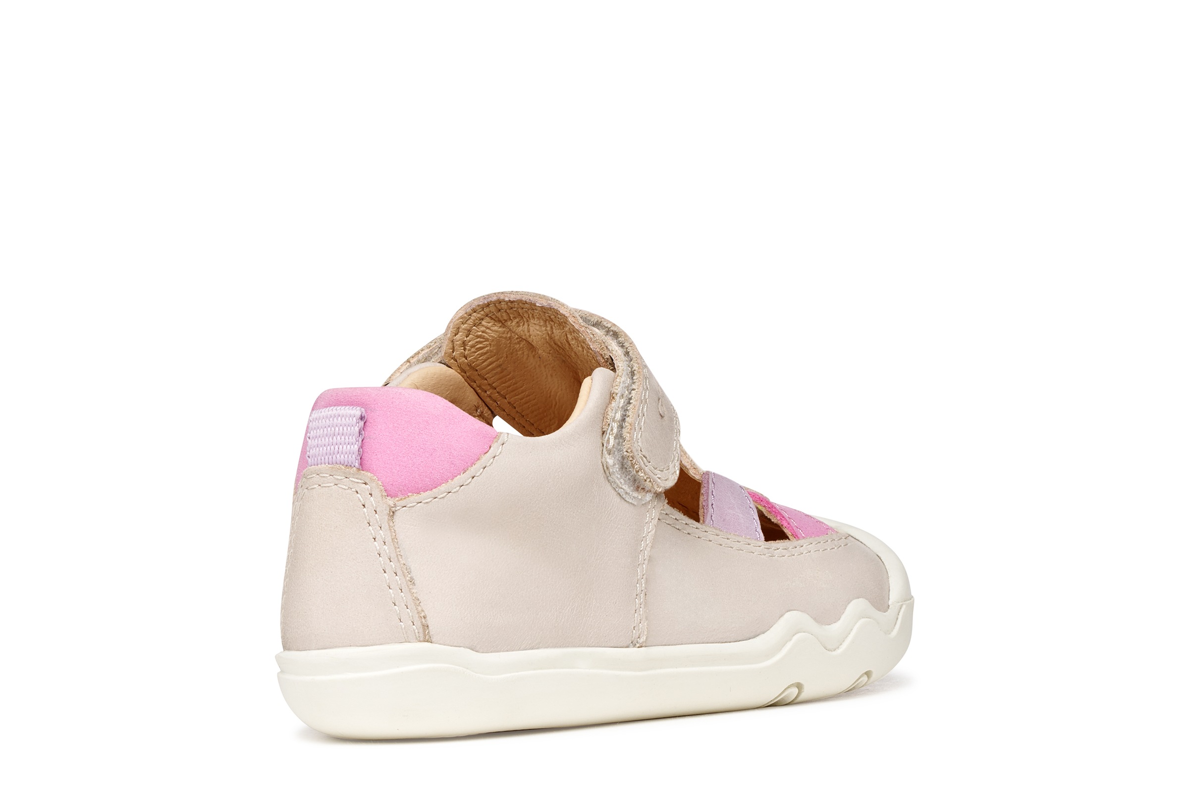 Geox Baskets Steppieup Ivory / Pink EU 21 Filles 3