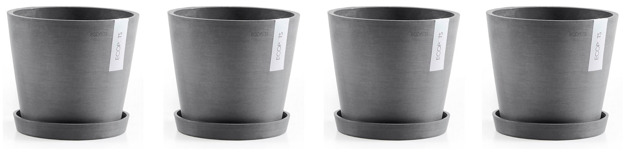 ECOPOTS Blumentopf "Amsterdam", (Set, 4 St.), mit passenden Untersetzern günstig online kaufen