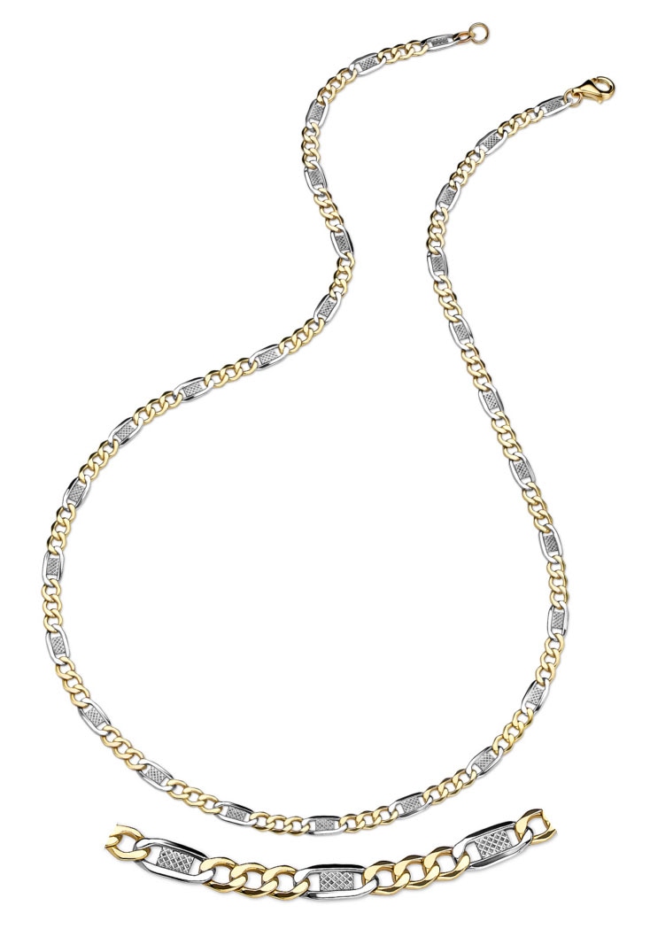 Firetti Goldkette »Schmuck Geschenk Gold 333 Halskette Fantasiekette«, Made in Germany