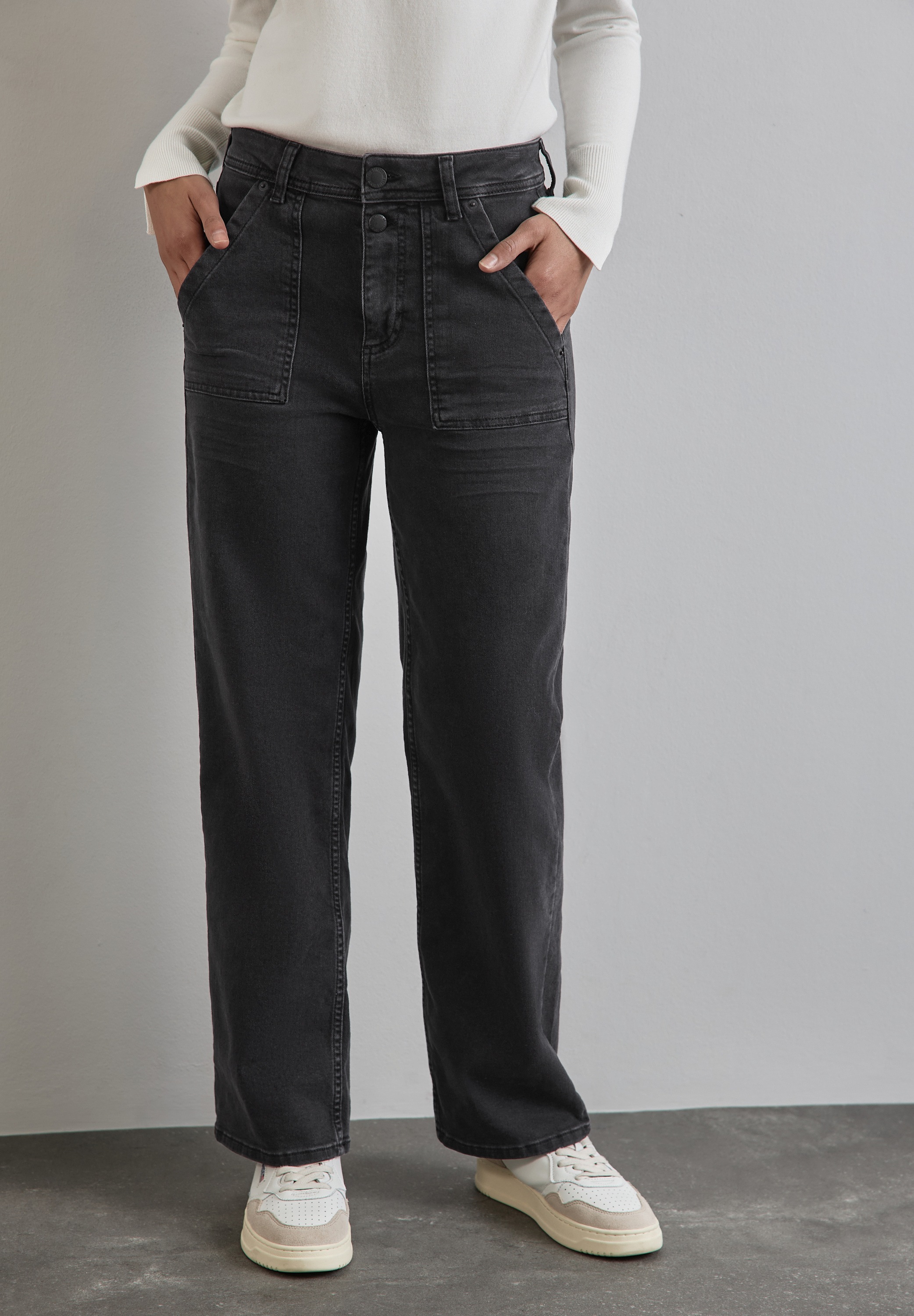 STREET ONE Gerade Jeans, 4-Pocket Style