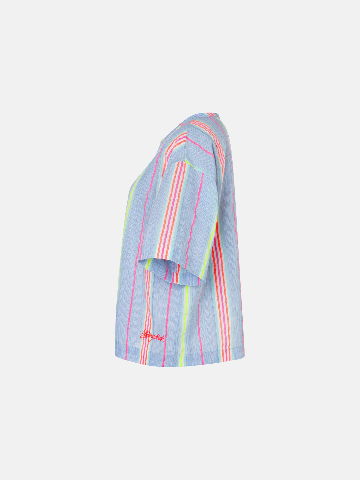 Lieblingsstück Shirtbluse »AmitaL« im Streifendesign mit glänzenden Akzenten