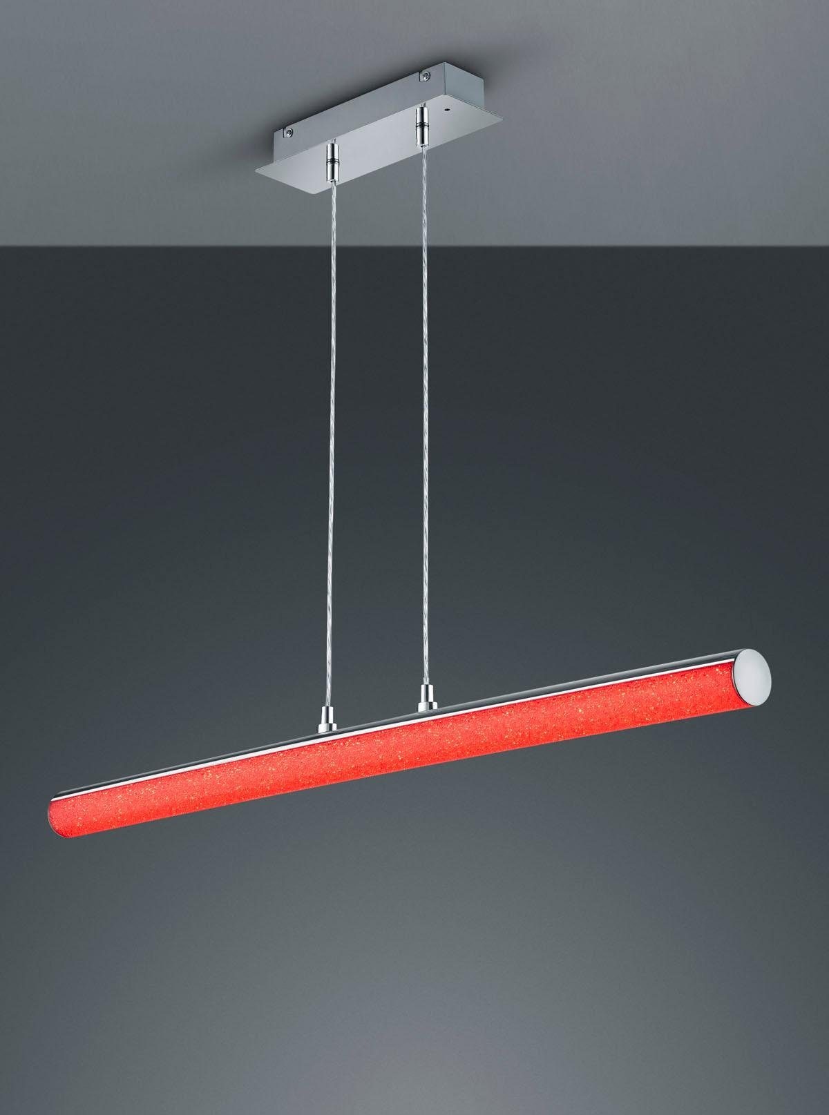 TRIO Leuchten LED Pendelleuchte »EMILA«, 1 flammig, Leuchtmittel LED-Board | LED fest integriert, Fernbedienung,integrierter Dimmer,RGBW-Farbwechsler