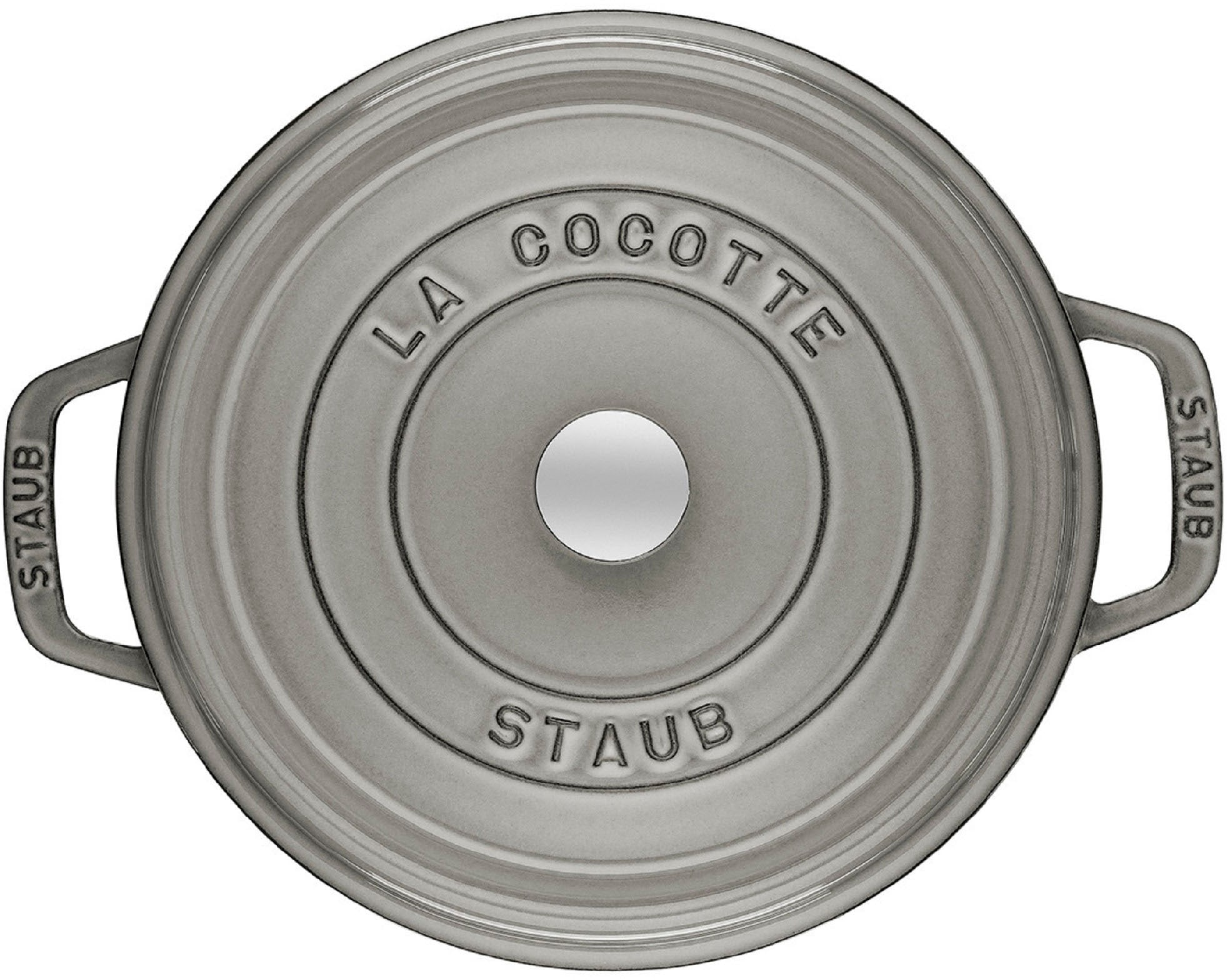 STAUB Bräter »Cocotte«, Gusseisen, (1 tlg.), robust, langlebig, perfekte Hitzeverteilung, Aromaregen-Deckel