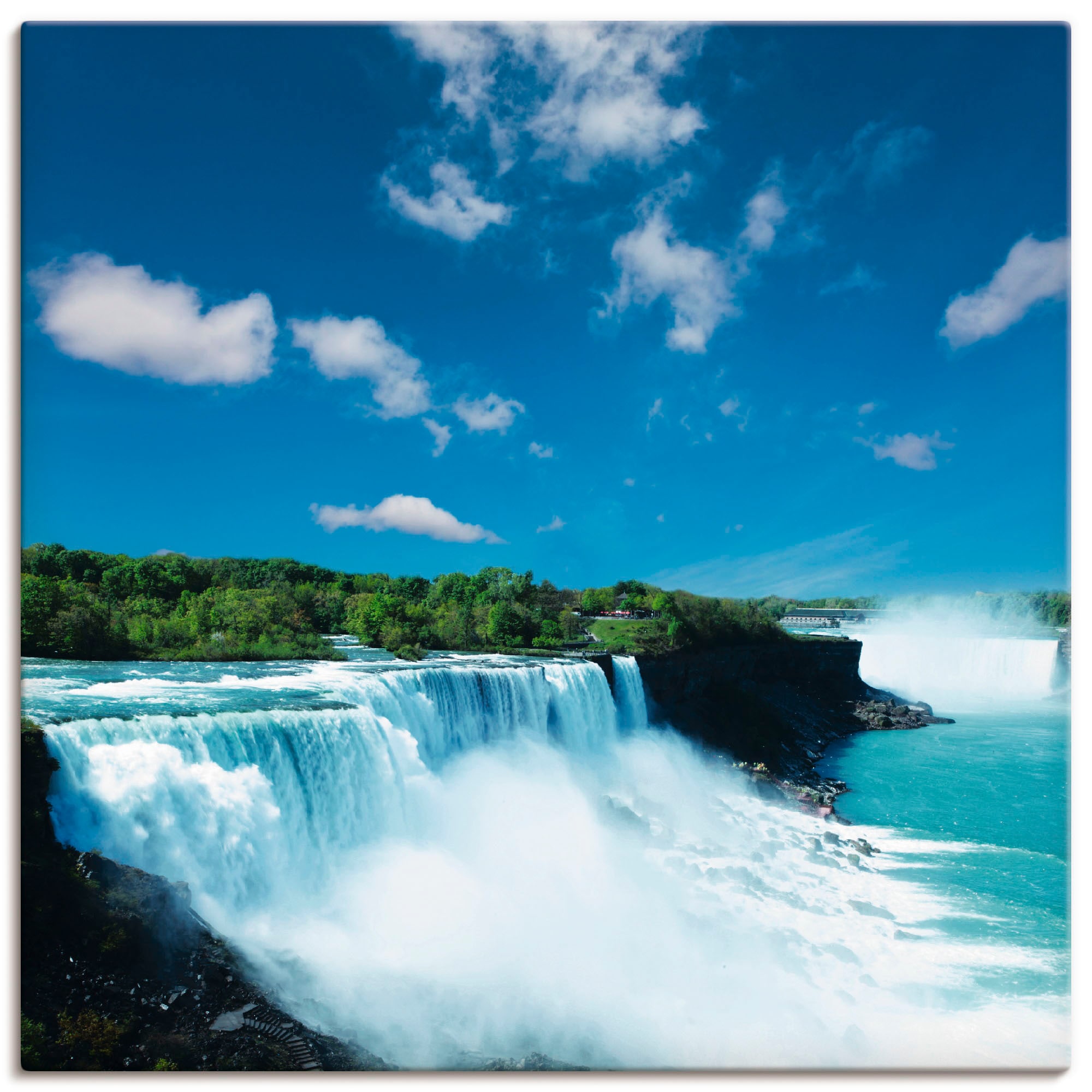 Artland Wandbild "Niagara", Gewässer, (1 St.), als Alubild, Outdoorbild, Leinwandbild in verschied. Größen