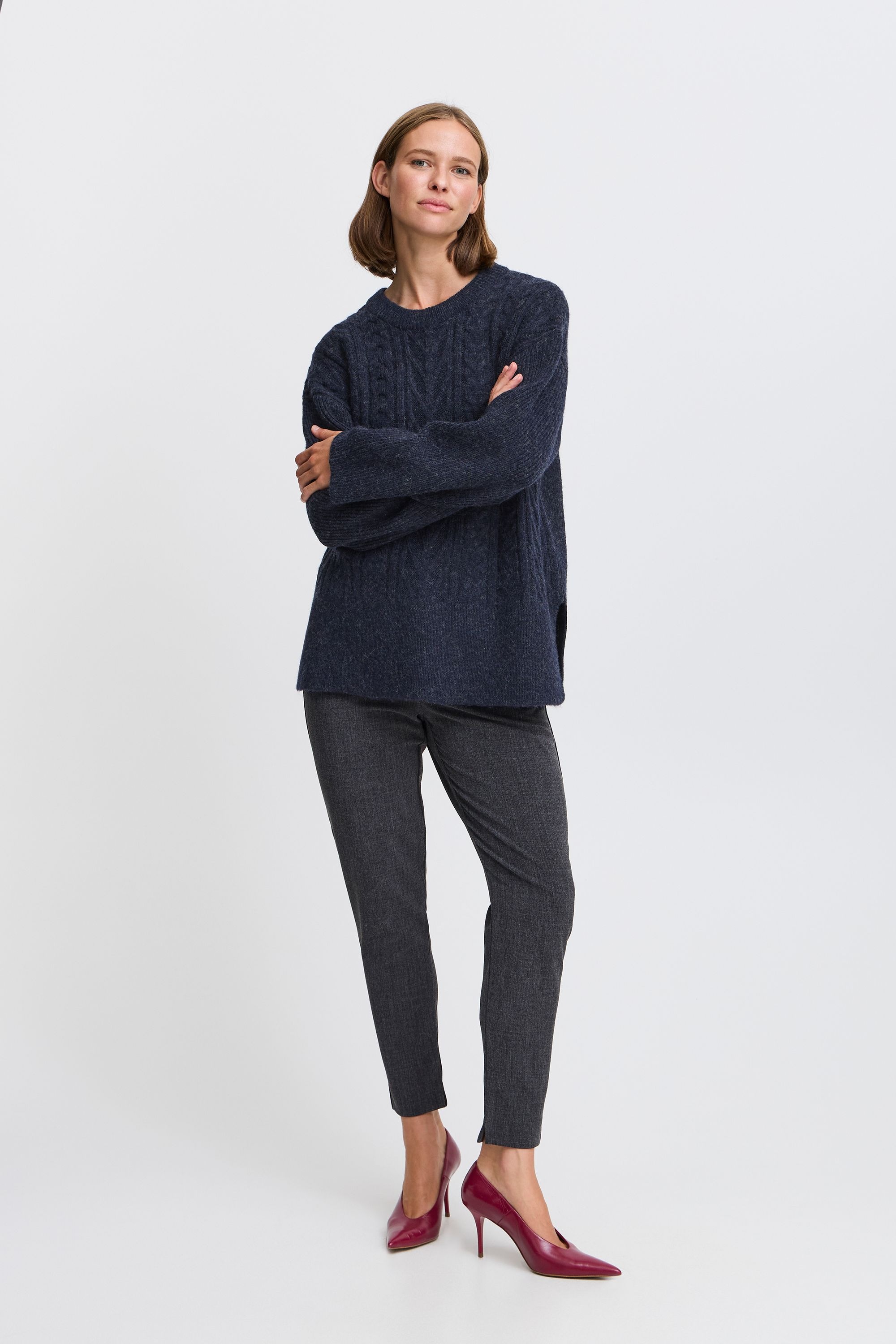 b.young Strickpullover »Strickpullover BYNELLO ONECK JUMPER -«