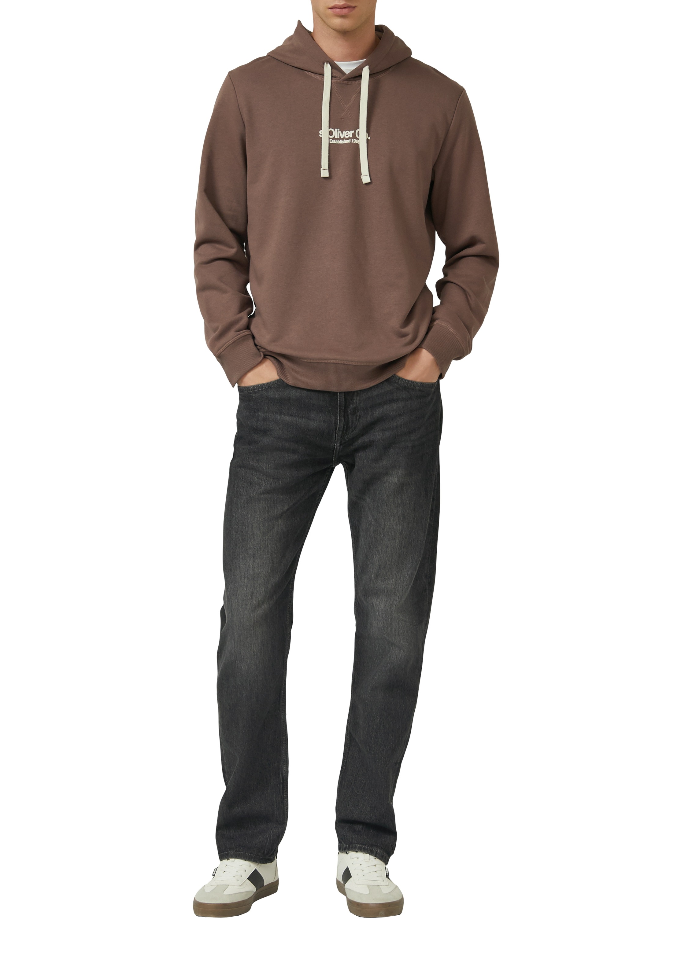 s.Oliver Hoodie, mit Logo Schriftzug günstig online kaufen