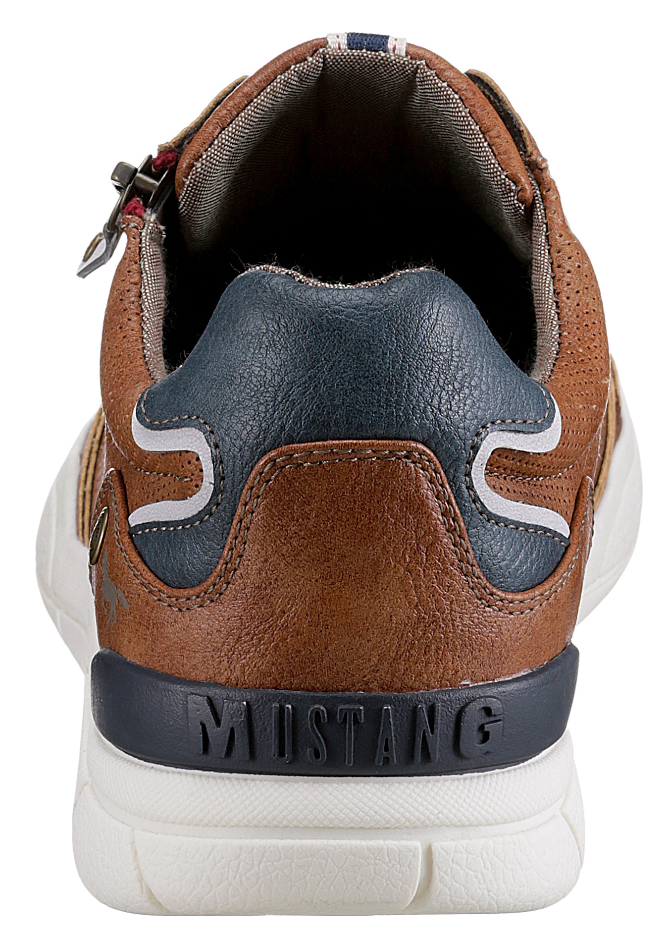 Mustang Shoes mit seitlichem Reißverschluss, Freizeitschuh, Halbschuh, Schn günstig online kaufen