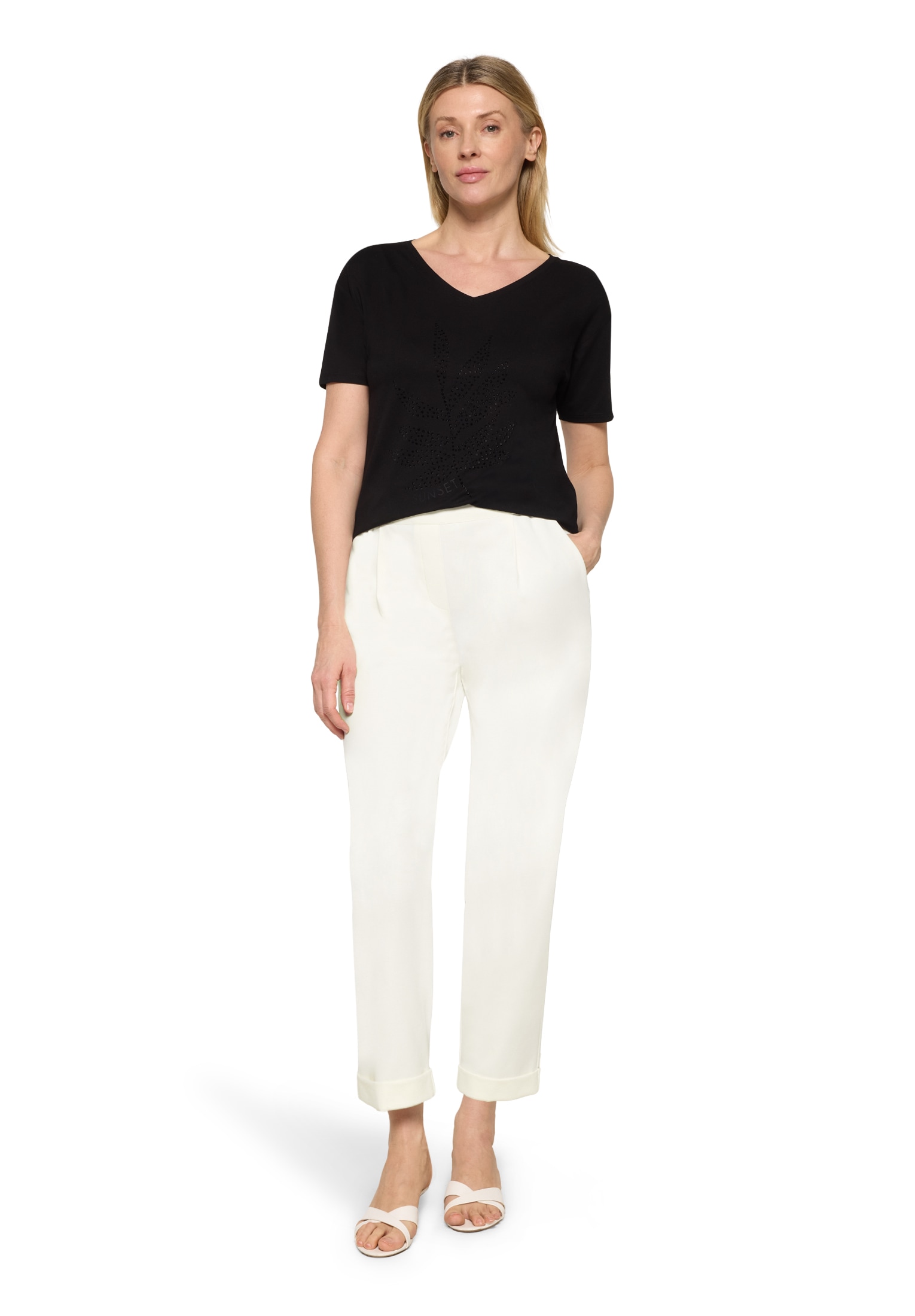 Betty Barclay Kurzarmshirt »Damen mit V-Ausschnitt« 1 tlg.