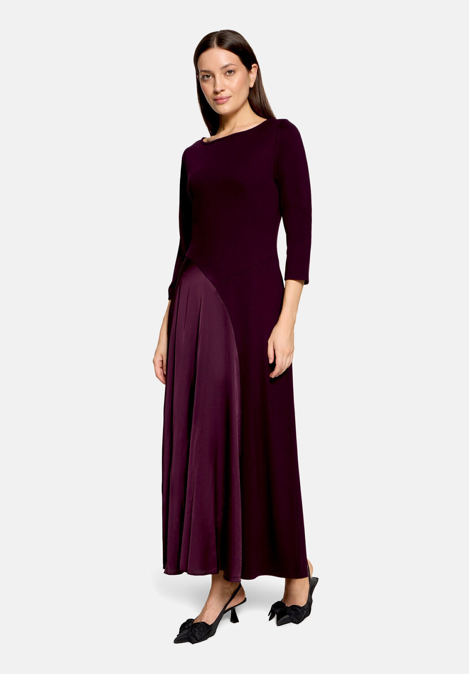 Cartoon Jerseykleid "Damen mit 3/4 Arm" Ohne Tasche