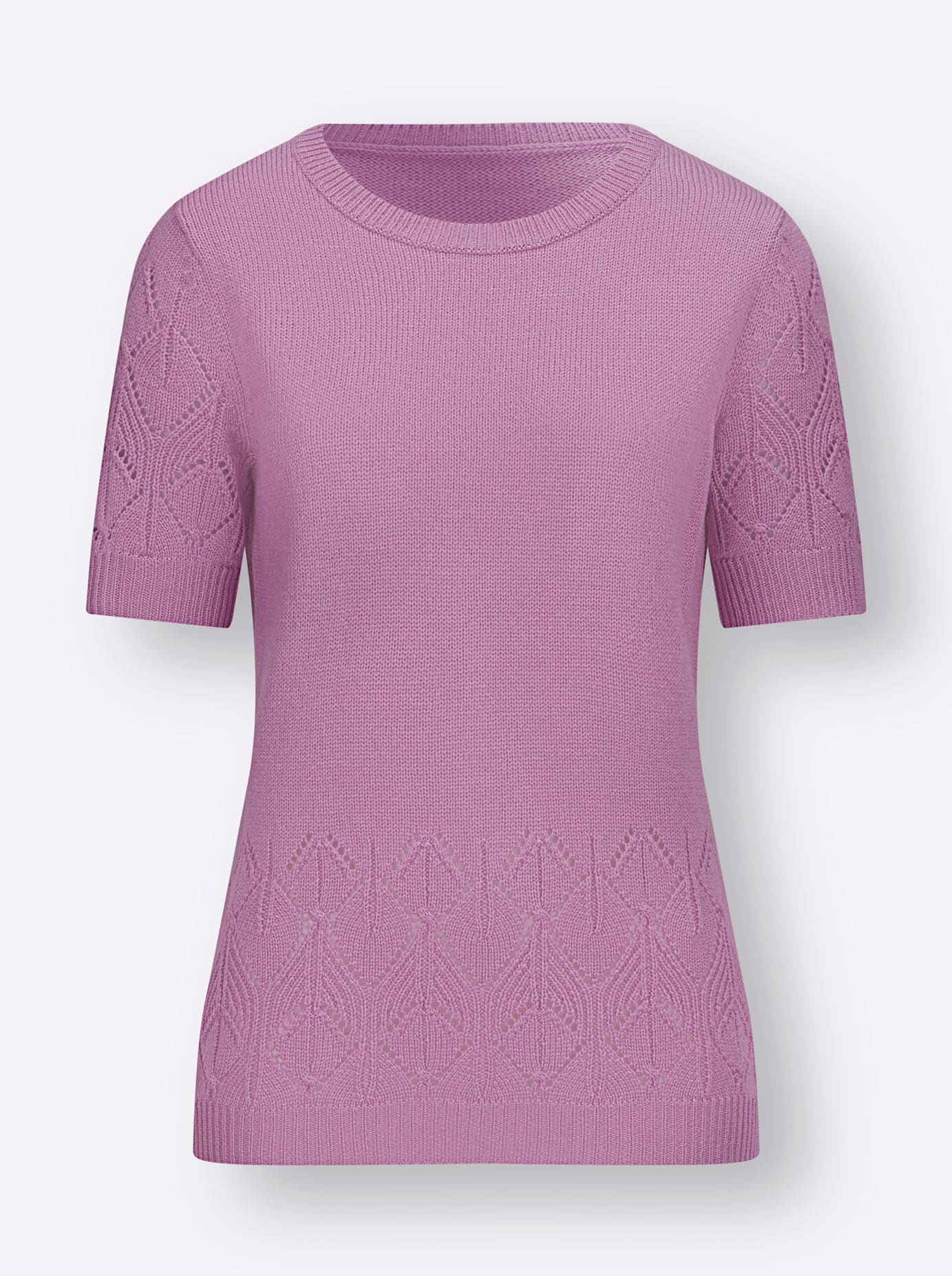 Classic Basics Ajourpullover »Kurzarm-Pullover«