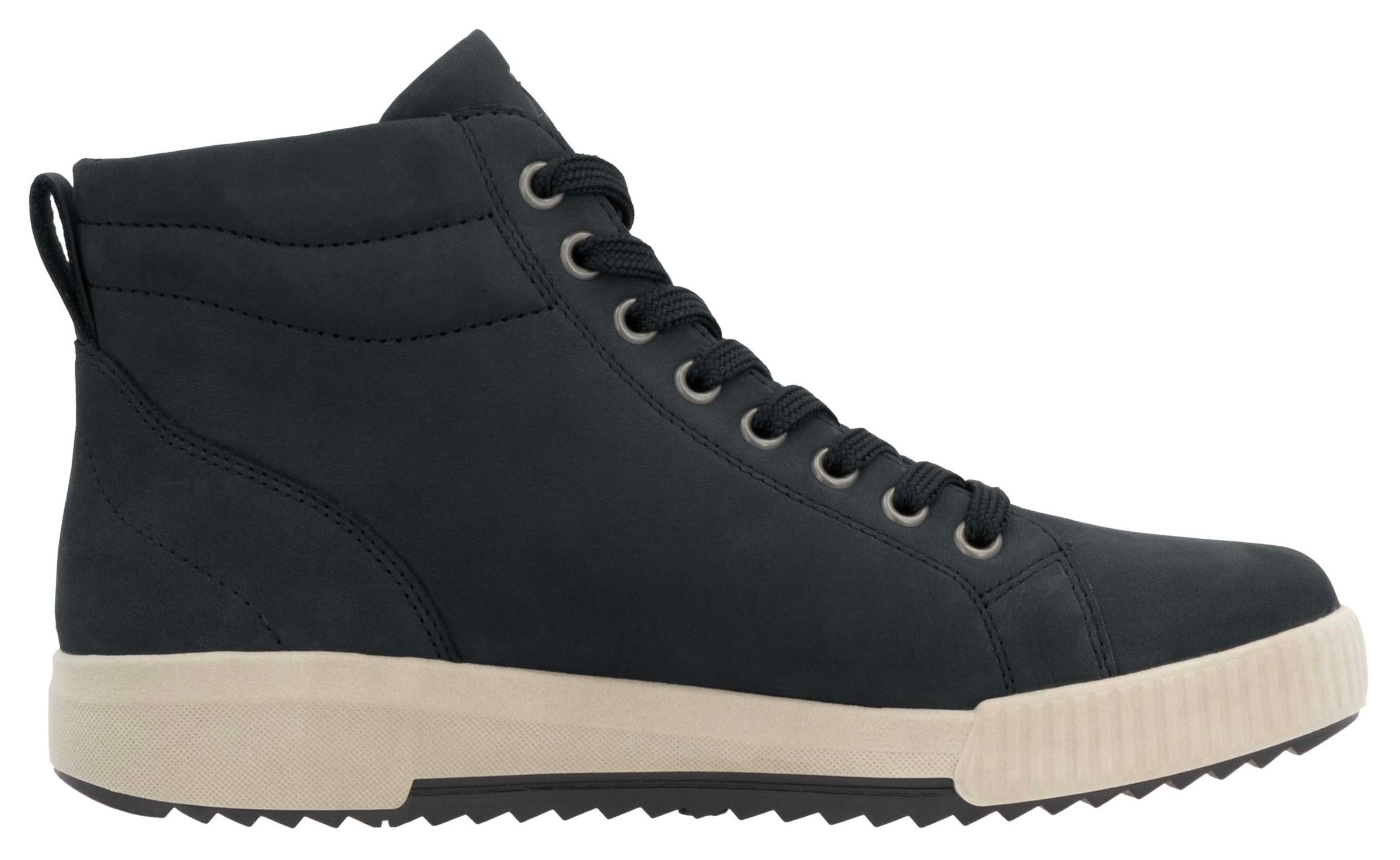 RIEKER Sport Schnürboots, Stiefelette, High Top Sneaker, Freizeitboots mit Reißverschluss