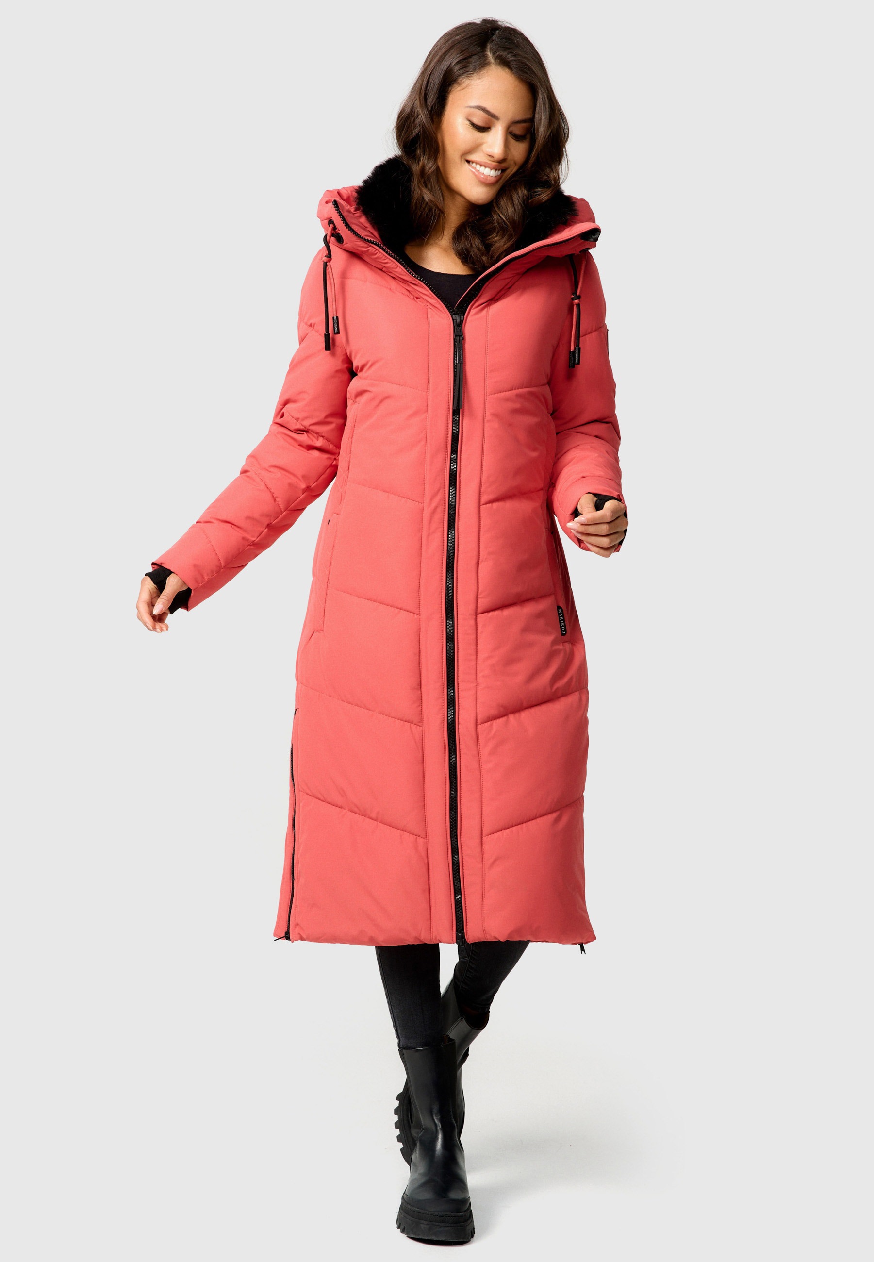 bestellen Winterjacke »Nadaree mit XVI«, | großer BAUR Mantel Kapuze Marikoo Stepp