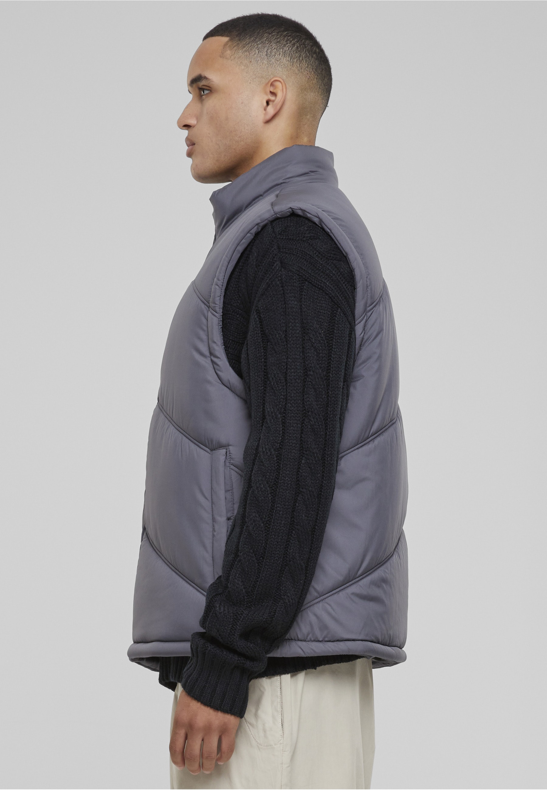 URBAN CLASSICS Steppweste »Urban Classics Herren Arrow Puffer Vest« 1 Stk.