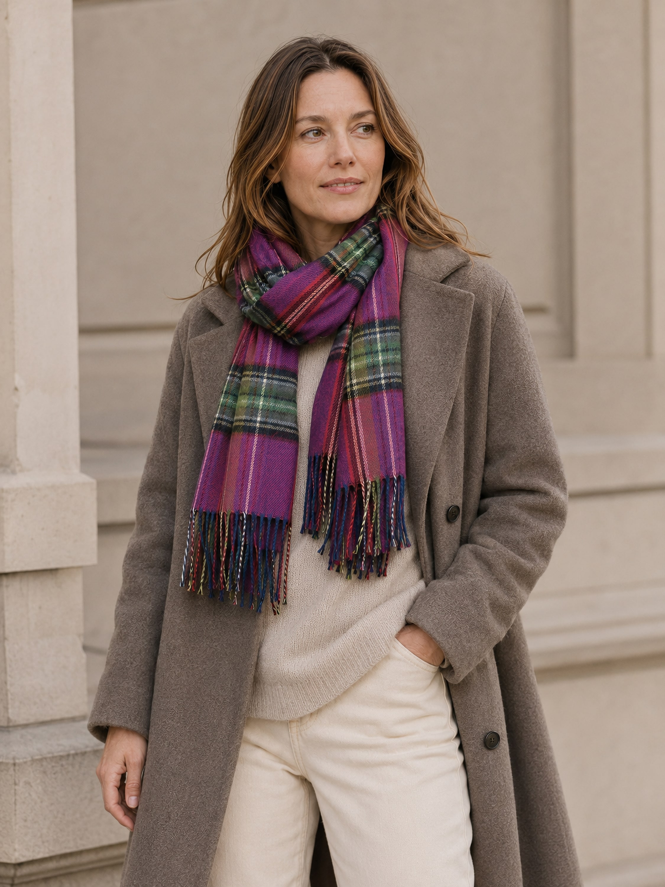 COLLEZIONE ALESSANDRO Wollschal »Scotland« 1 Stk. mit Karomuster, Made in Italy